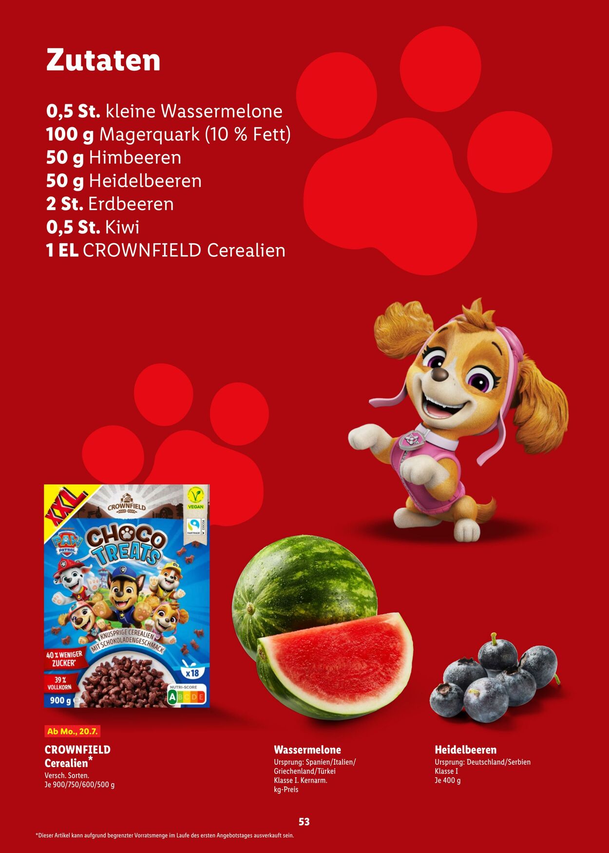 Prospekt Lidl 20.07.2026 - 23.08.2026