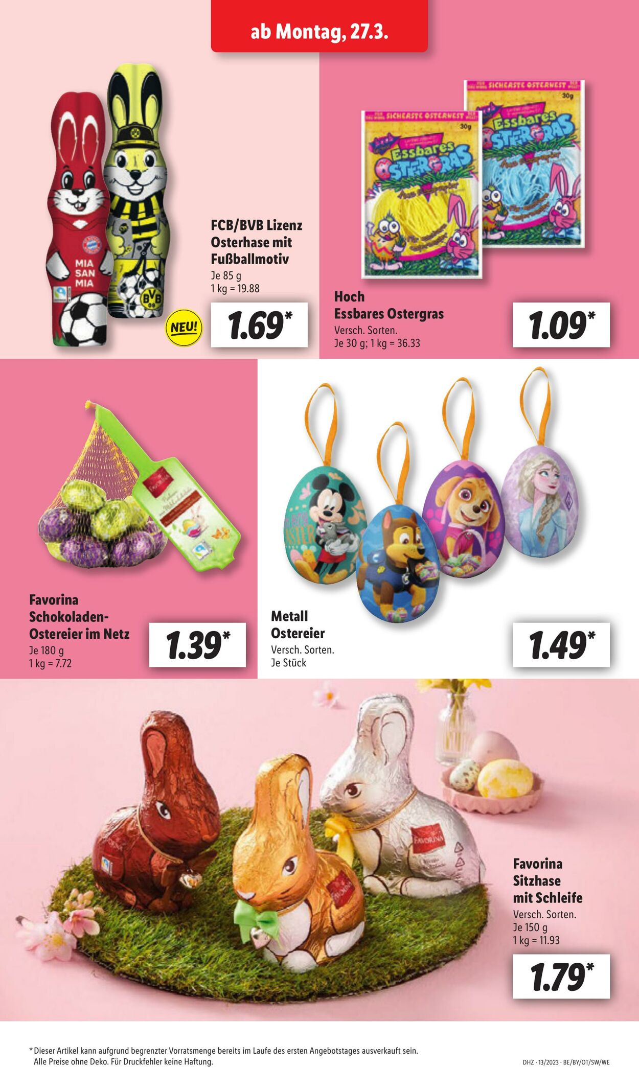 Prospekt Lidl 27.03.2023 - 01.04.2023