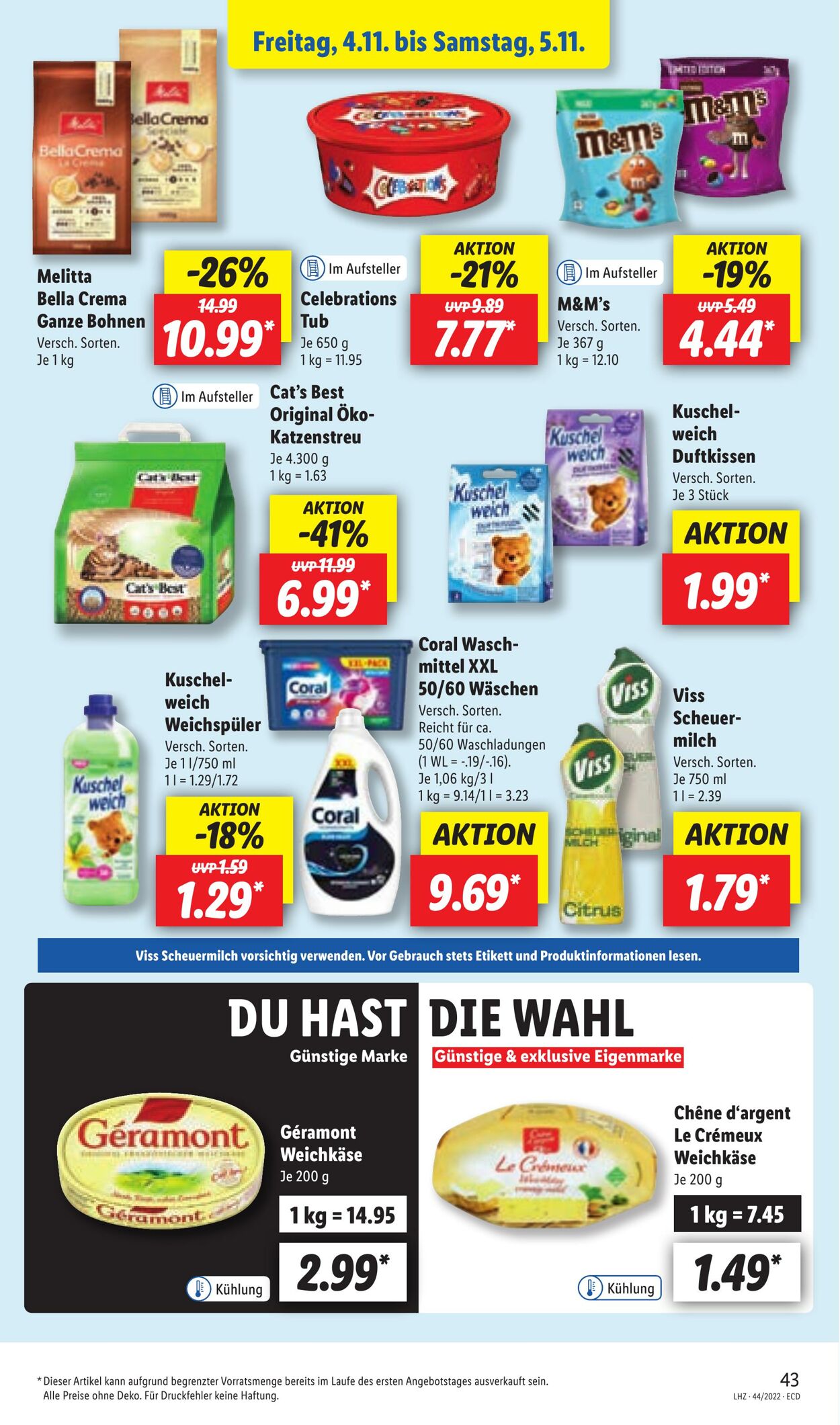 Prospekt Lidl 31.10.2022 - 05.11.2022