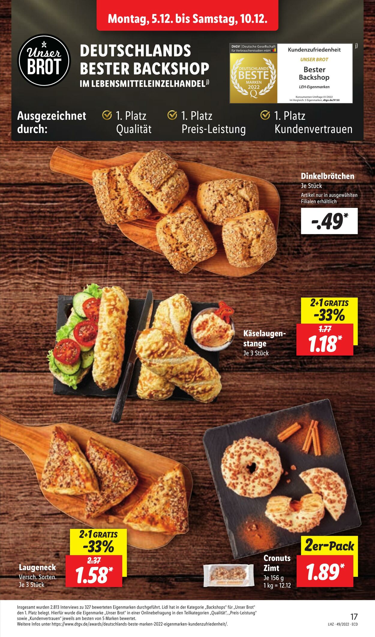 Prospekt Lidl 05.12.2022 - 10.12.2022