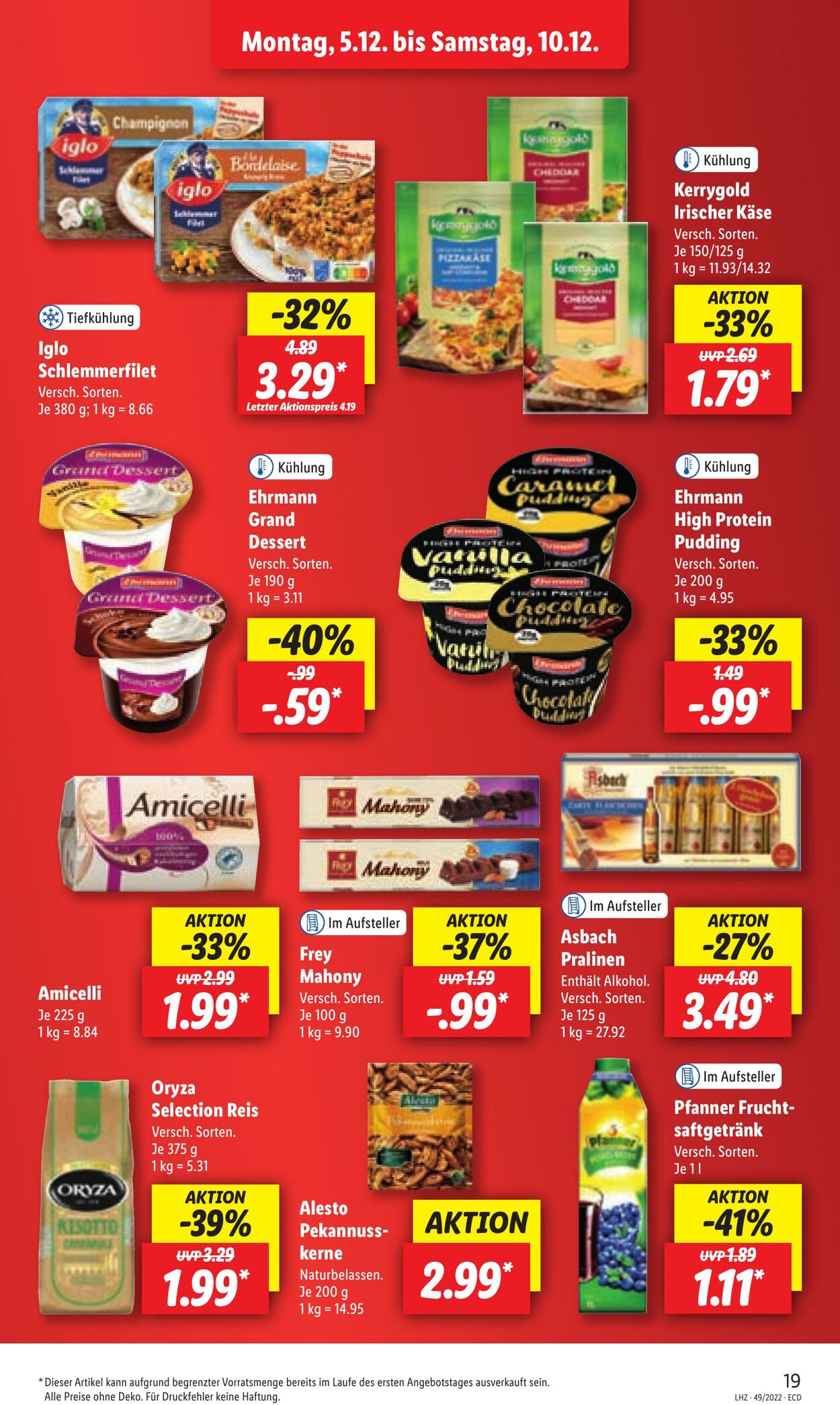 Prospekt Lidl 05.12.2022 - 10.12.2022