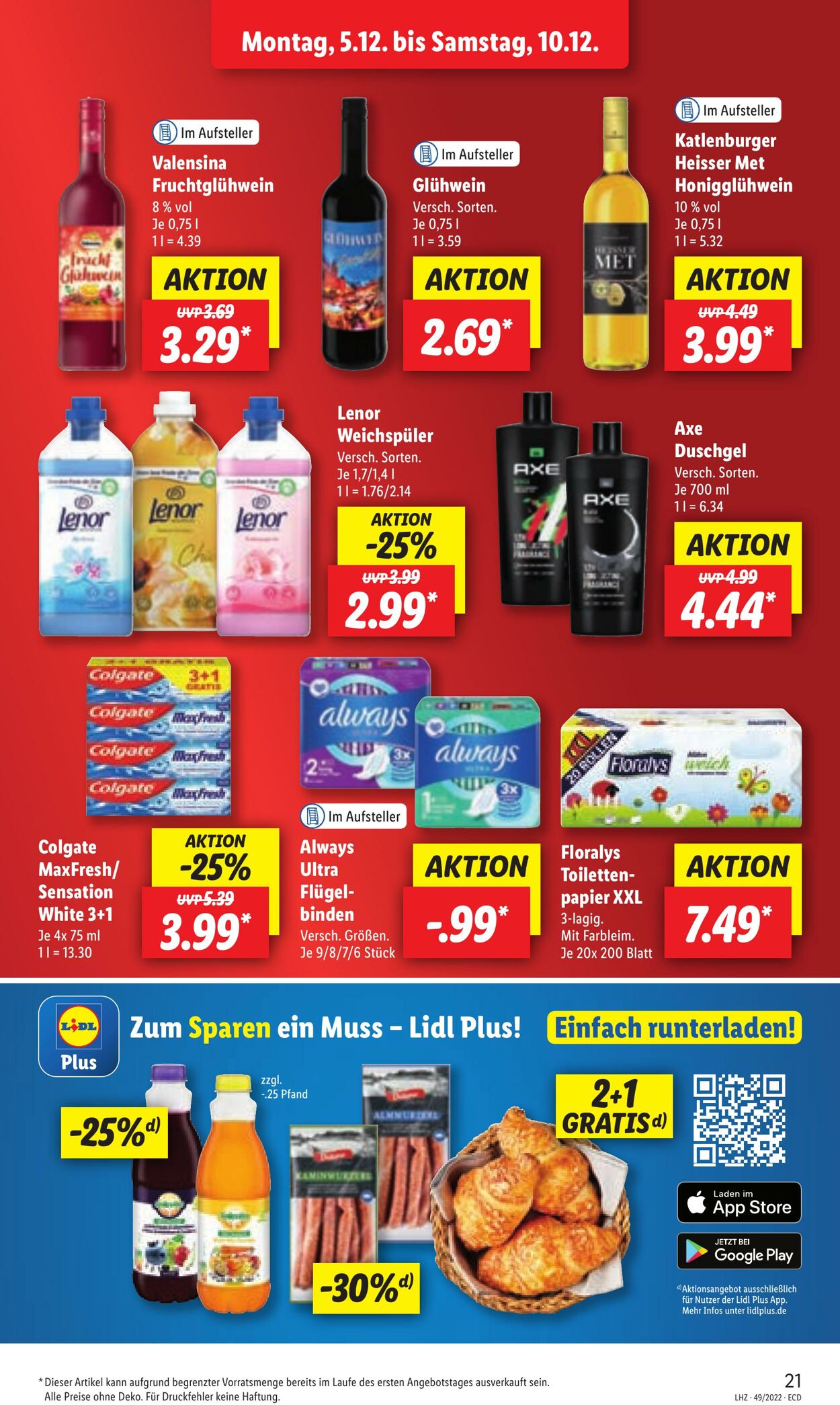 Prospekt Lidl 05.12.2022 - 10.12.2022