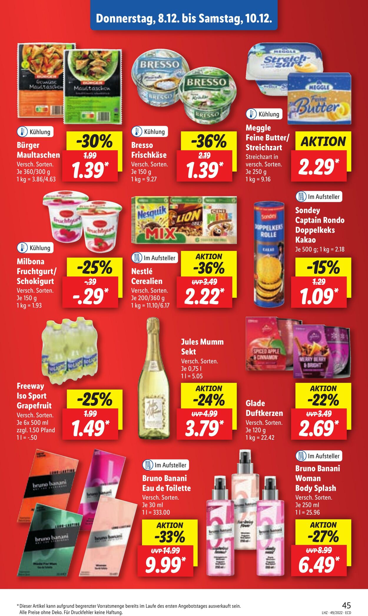 Prospekt Lidl 05.12.2022 - 10.12.2022