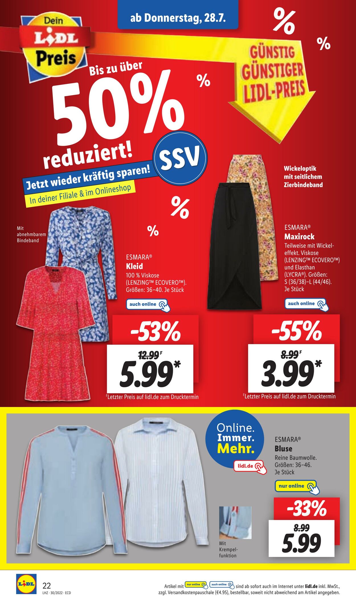 Prospekt Lidl 25.07.2022 - 30.07.2022