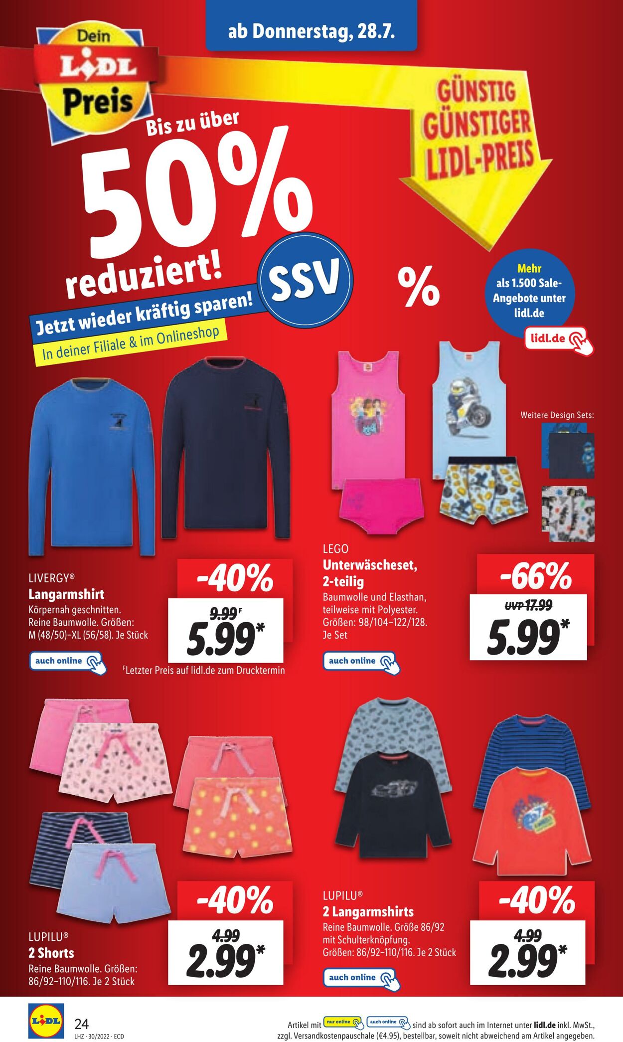 Prospekt Lidl 25.07.2022 - 30.07.2022