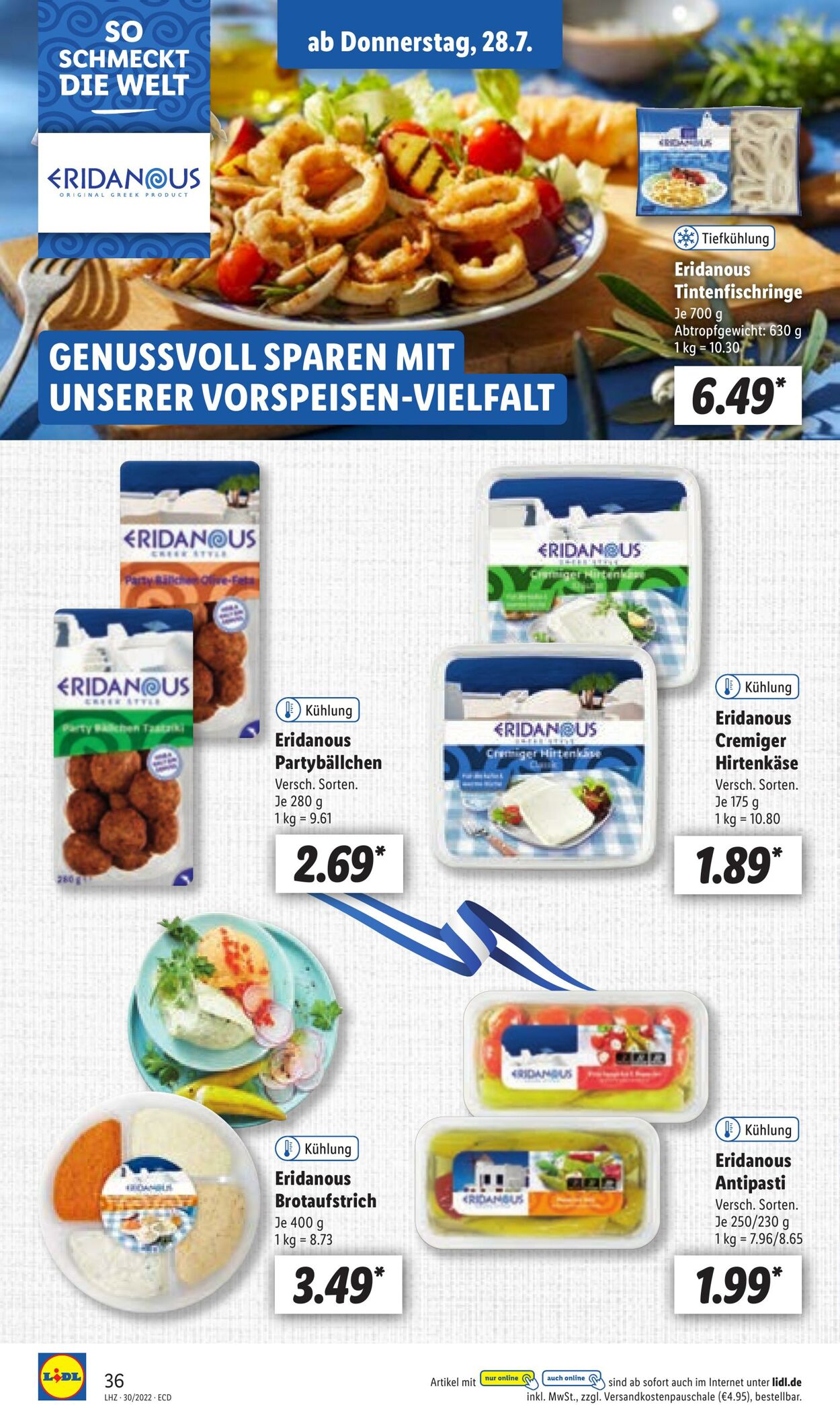 Prospekt Lidl 25.07.2022 - 30.07.2022