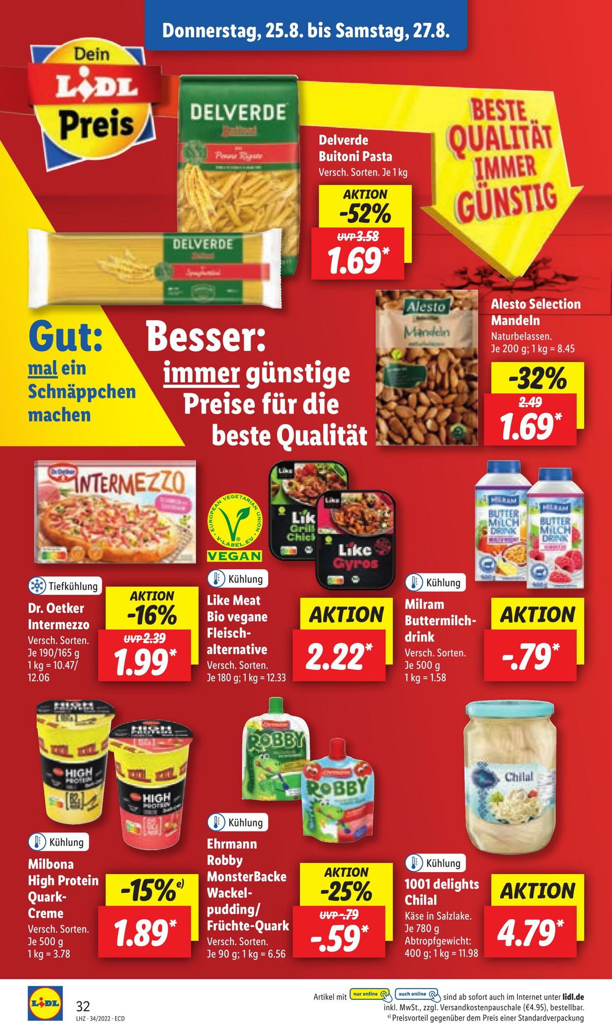 Prospekt Lidl 22.08.2022 - 27.08.2022