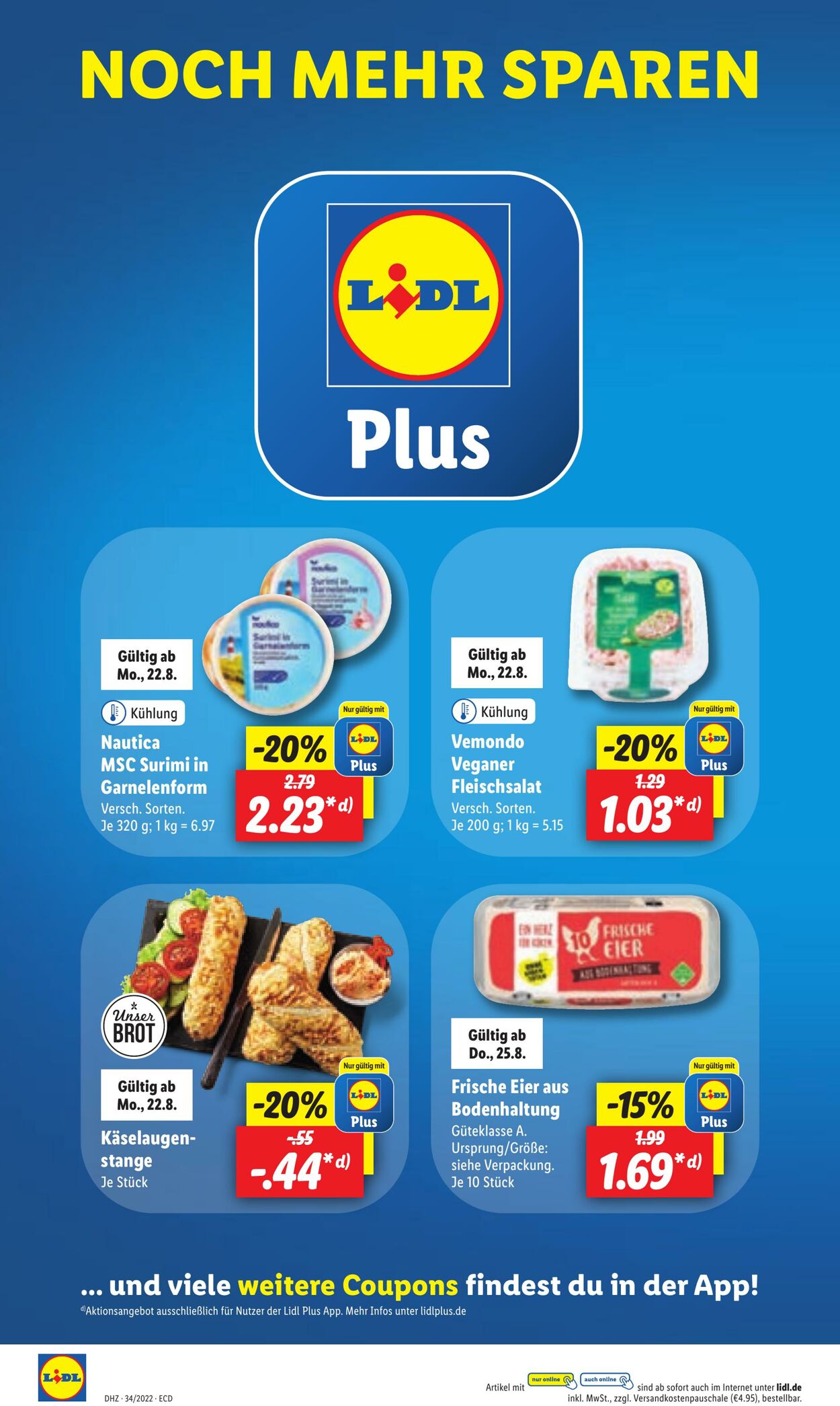 Prospekt Lidl 22.08.2022 - 27.08.2022