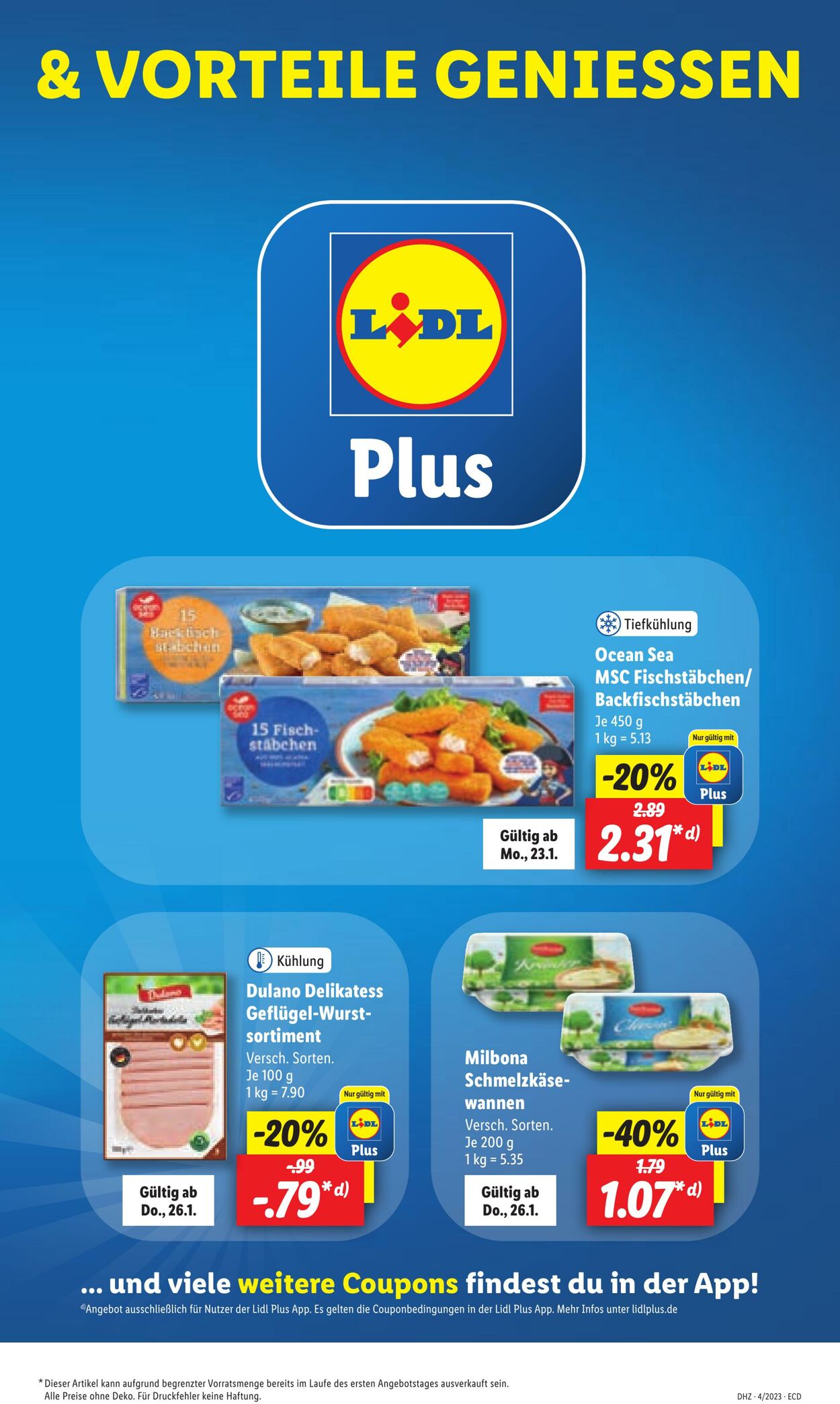 Prospekt Lidl 23.01.2023 - 28.01.2023