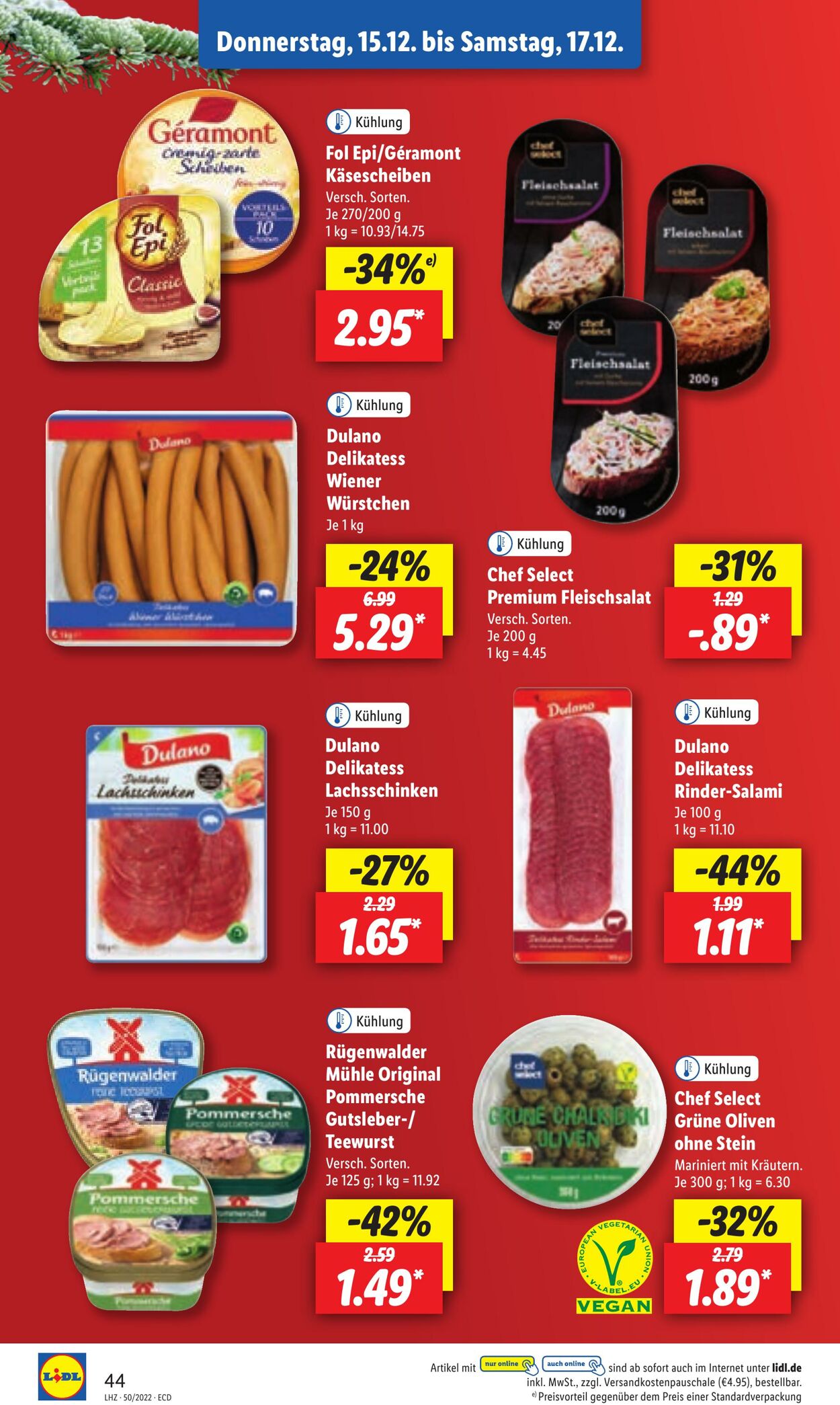 Prospekt Lidl 12.12.2022 - 17.12.2022