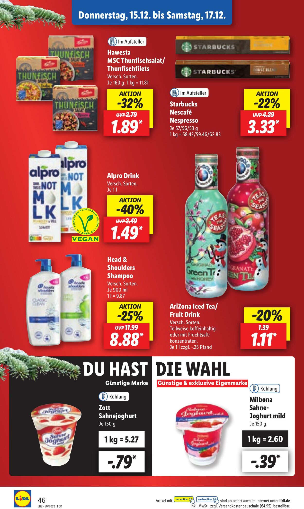 Prospekt Lidl 12.12.2022 - 17.12.2022