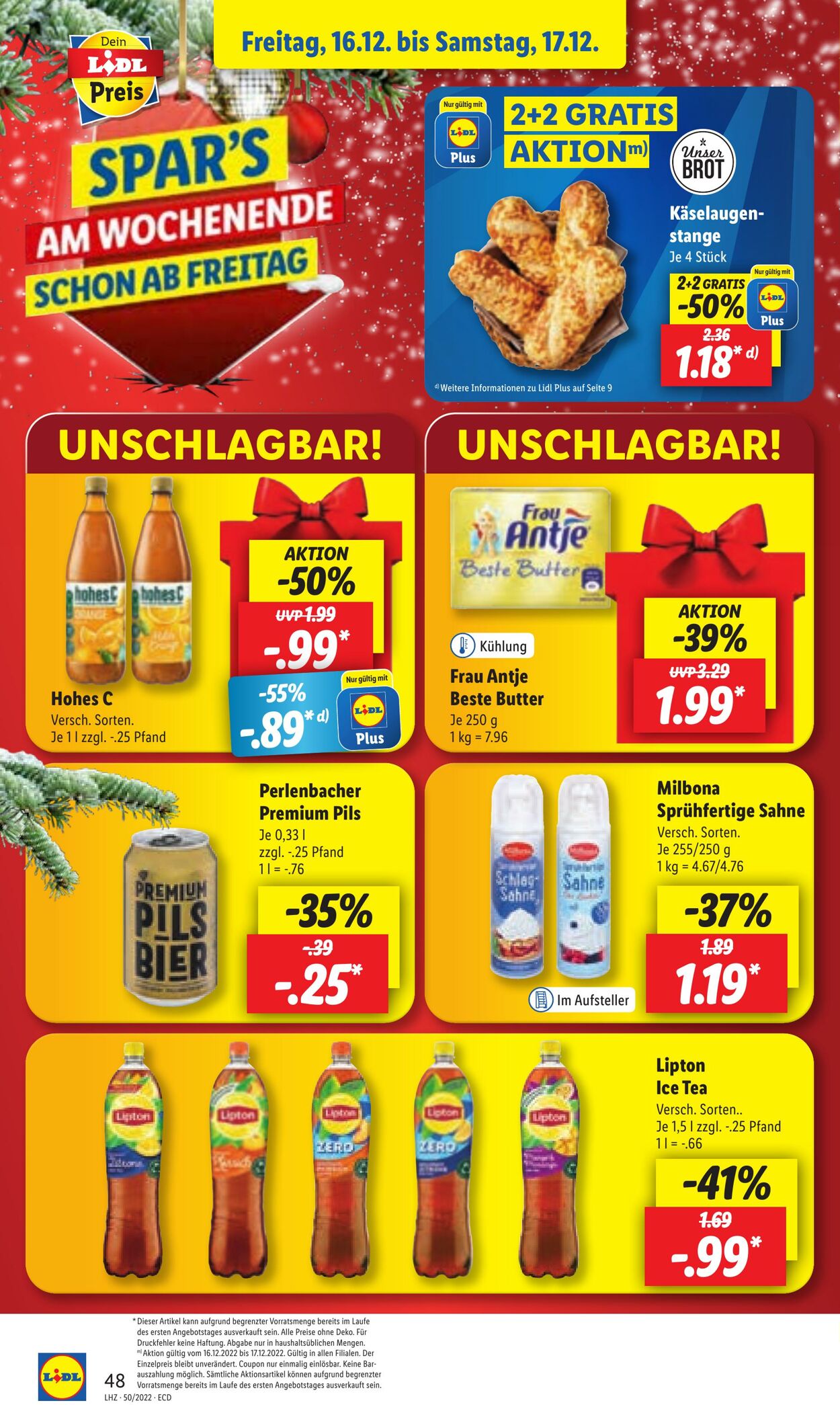 Prospekt Lidl 12.12.2022 - 17.12.2022