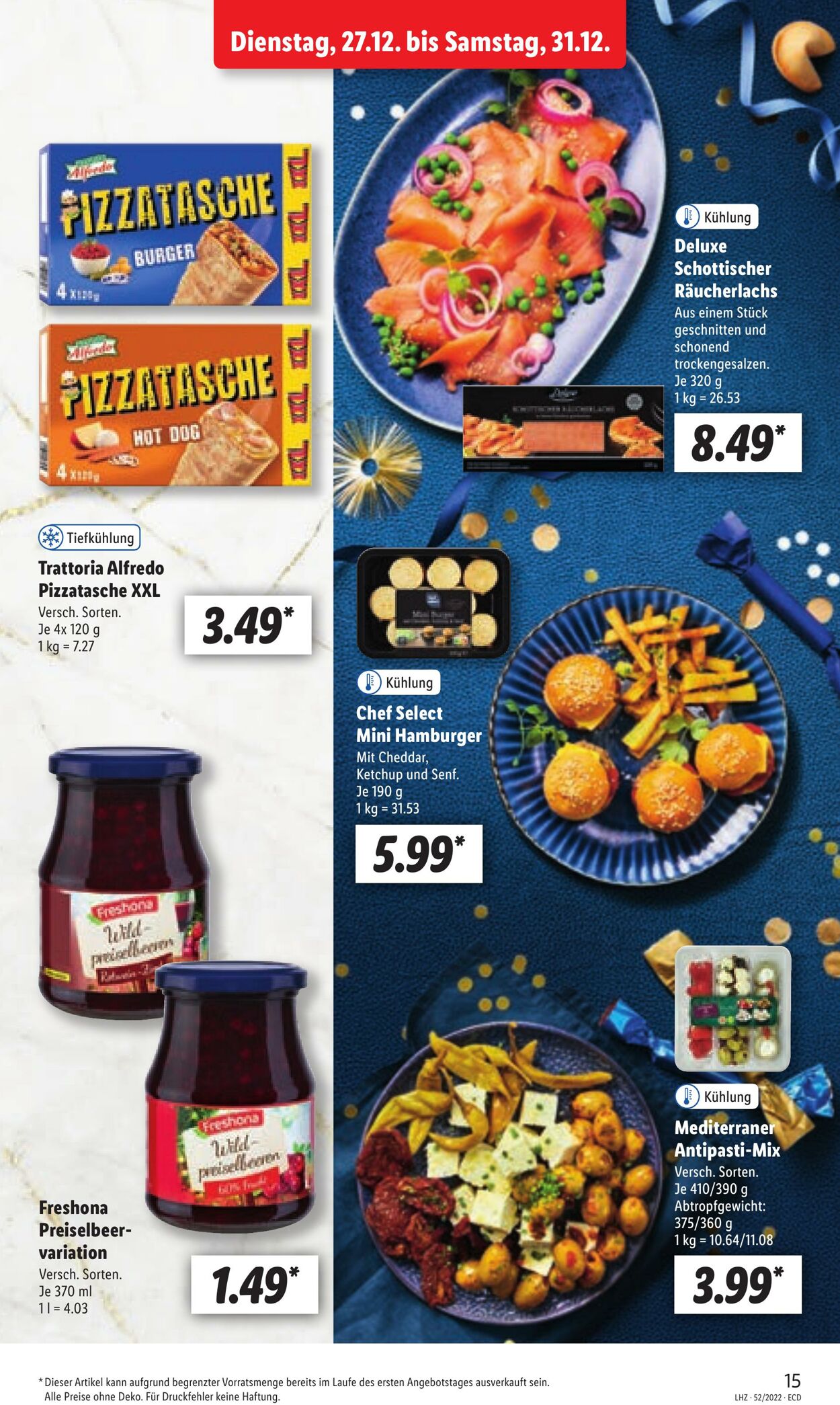 Prospekt Lidl 27.12.2022 - 31.12.2022