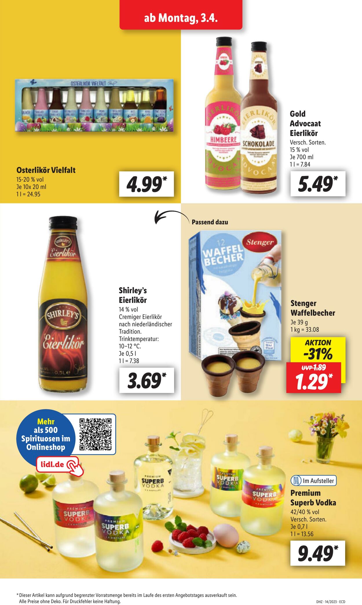 Prospekt Lidl 03.04.2023 - 08.04.2023