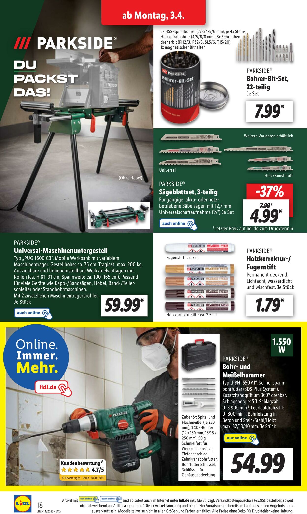 Prospekt Lidl 03.04.2023 - 08.04.2023