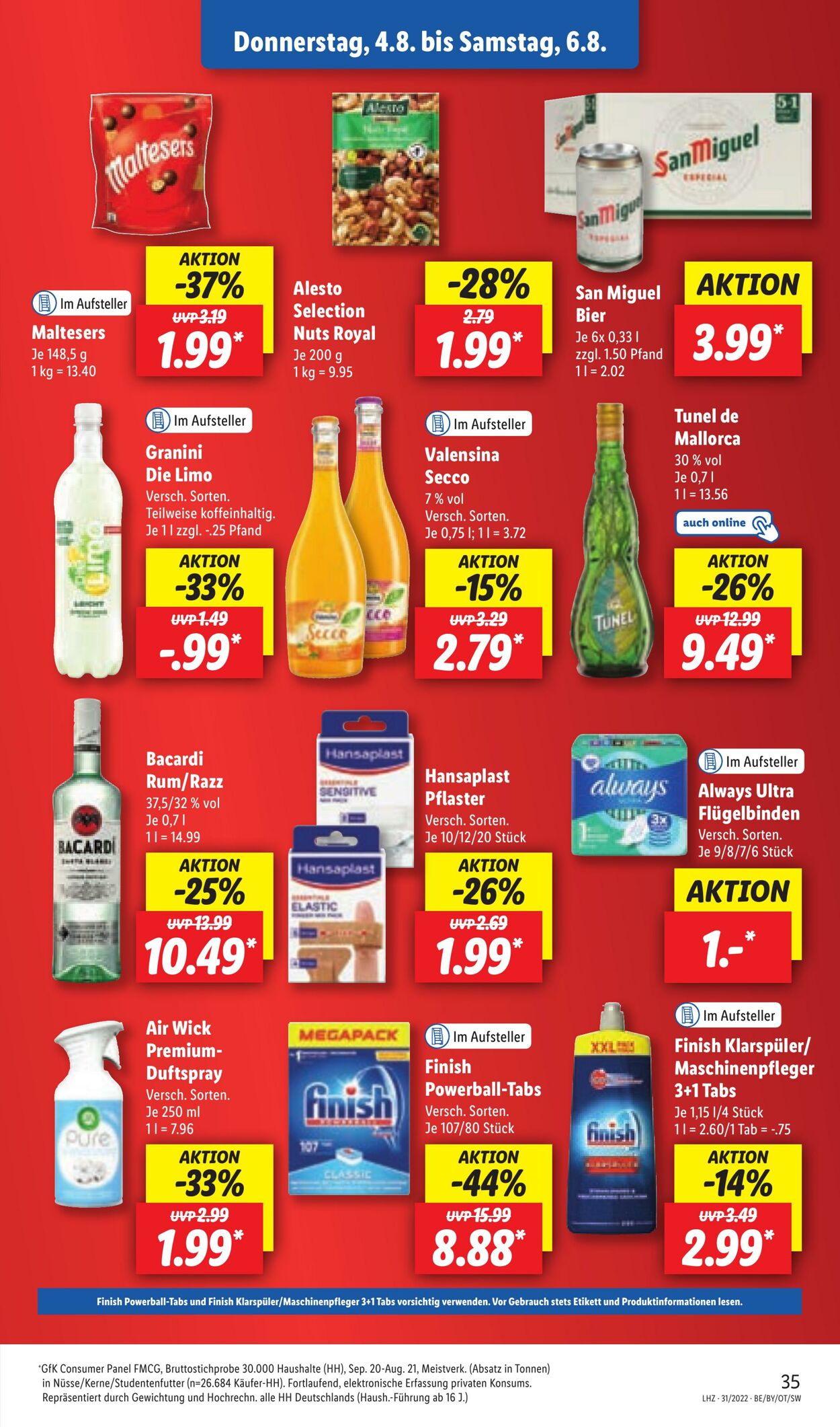 Prospekt Lidl 01.08.2022 - 06.08.2022