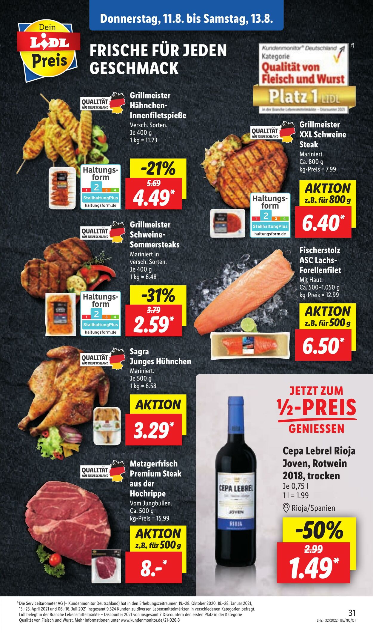 Prospekt Lidl 08.08.2022 - 13.08.2022