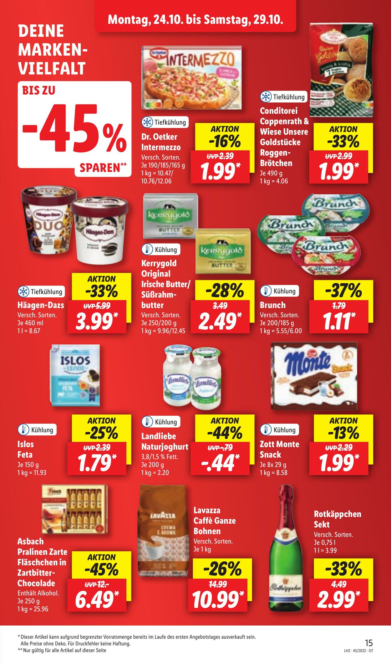 Prospekt Lidl 24.10.2022 - 29.10.2022