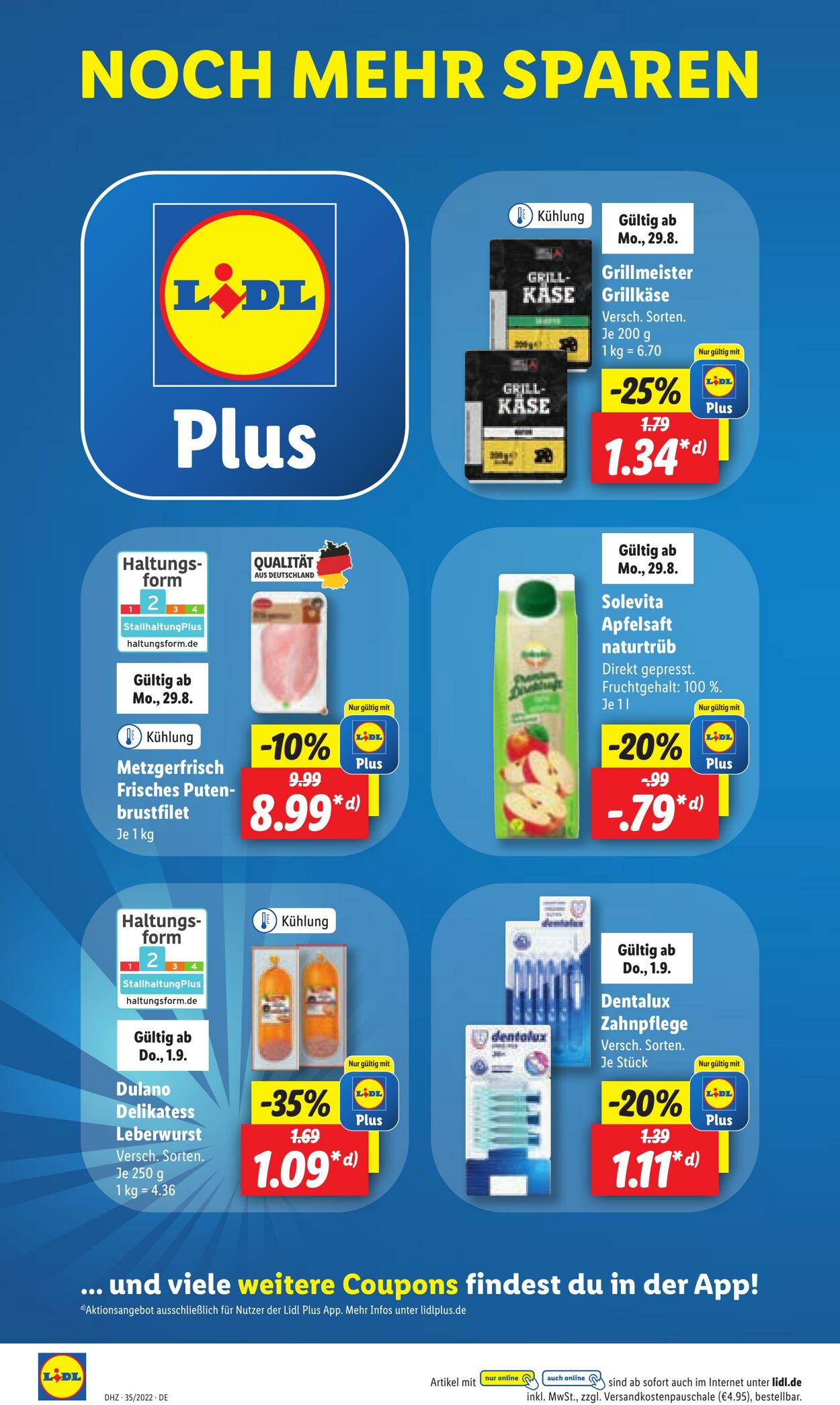 Prospekt Lidl 29.08.2022 - 03.09.2022