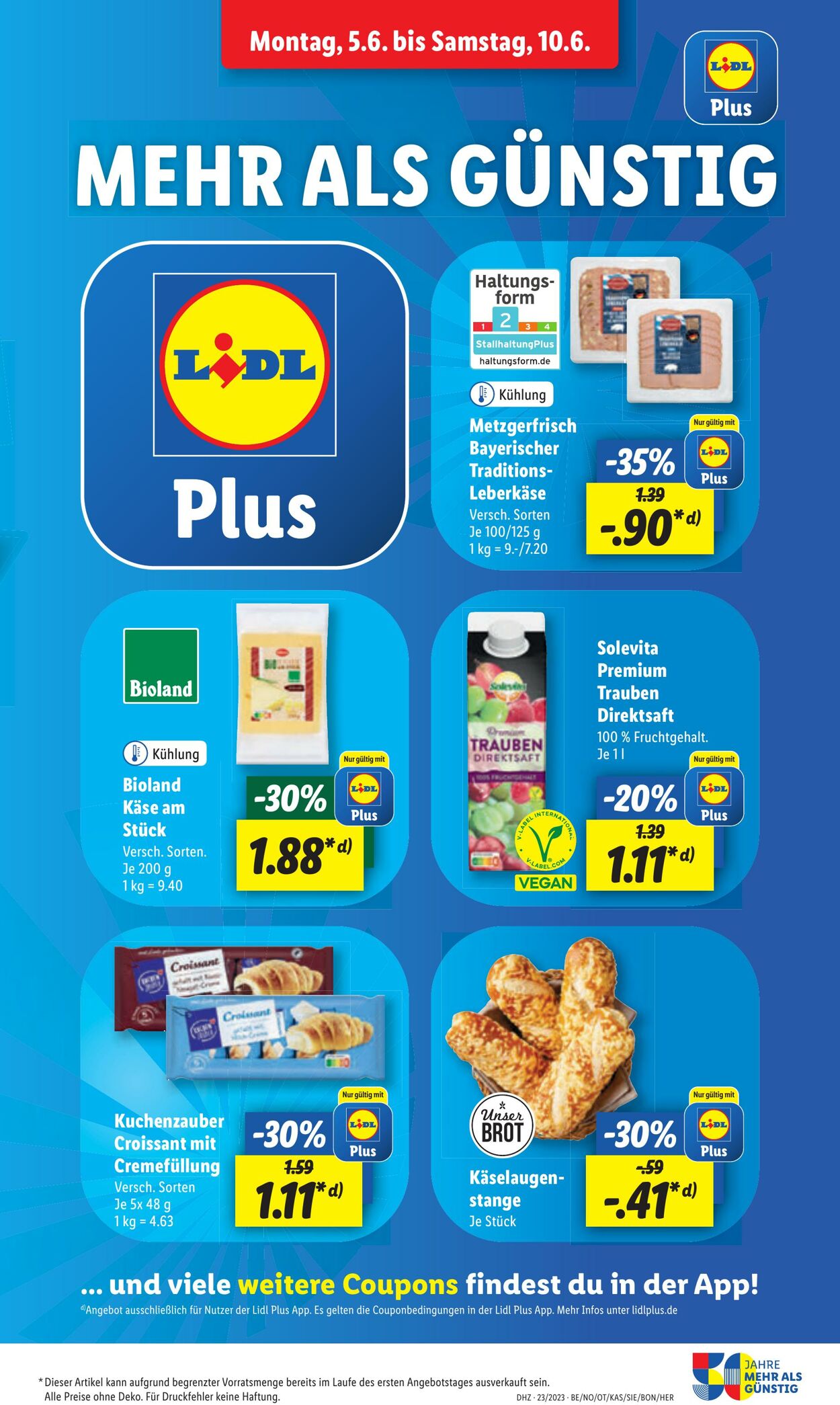 Prospekt Lidl 05.06.2023 - 10.06.2023