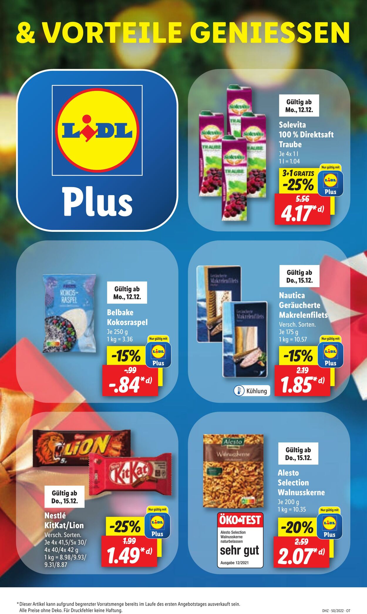 Prospekt Lidl 12.12.2022 - 17.12.2022