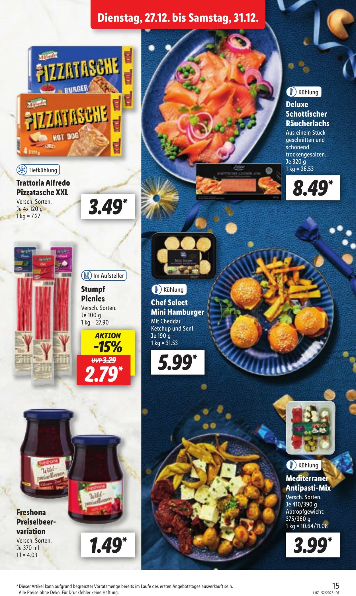 Prospekt Lidl 27.12.2022 - 31.12.2022