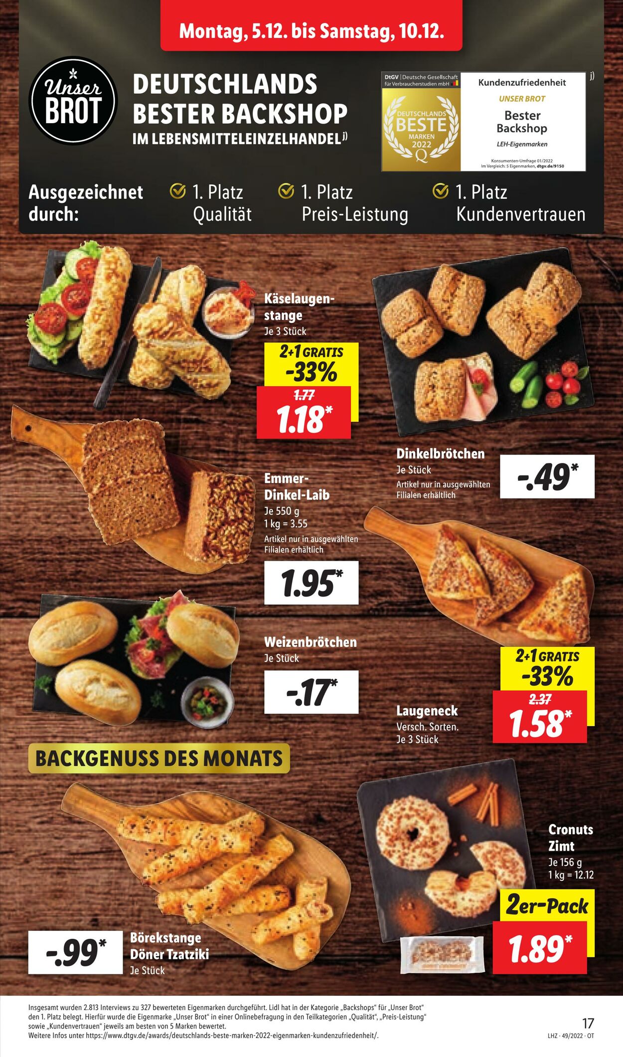 Prospekt Lidl 05.12.2022 - 10.12.2022