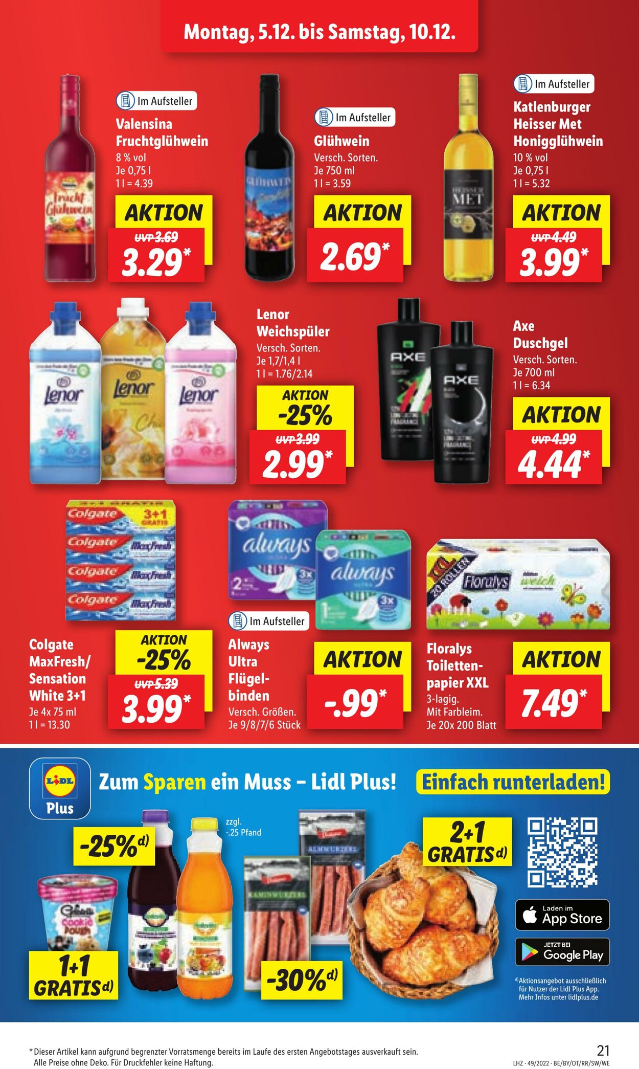 Prospekt Lidl 05.12.2022 - 10.12.2022