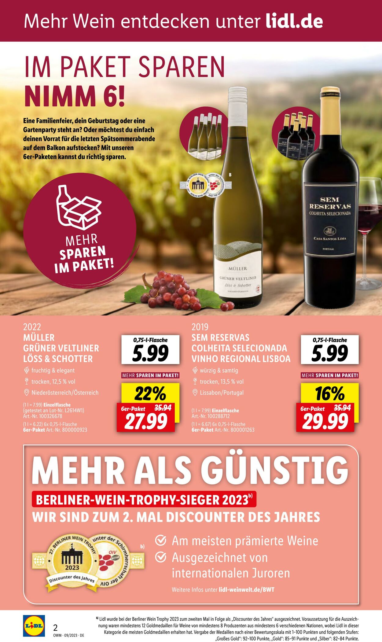 Prospekt Lidl 01.09.2023 - 30.09.2023