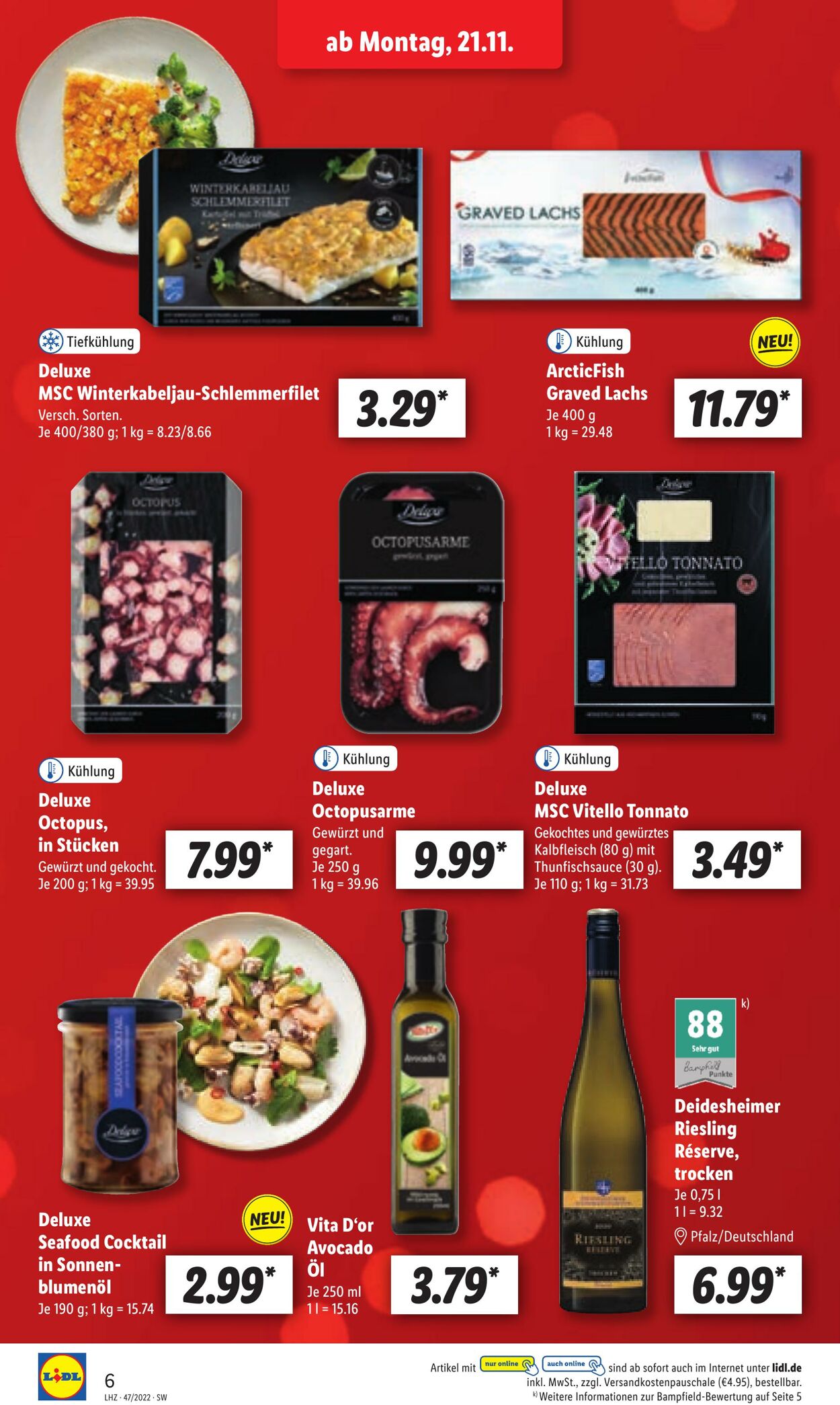 Prospekt Lidl 21.11.2022 - 26.11.2022