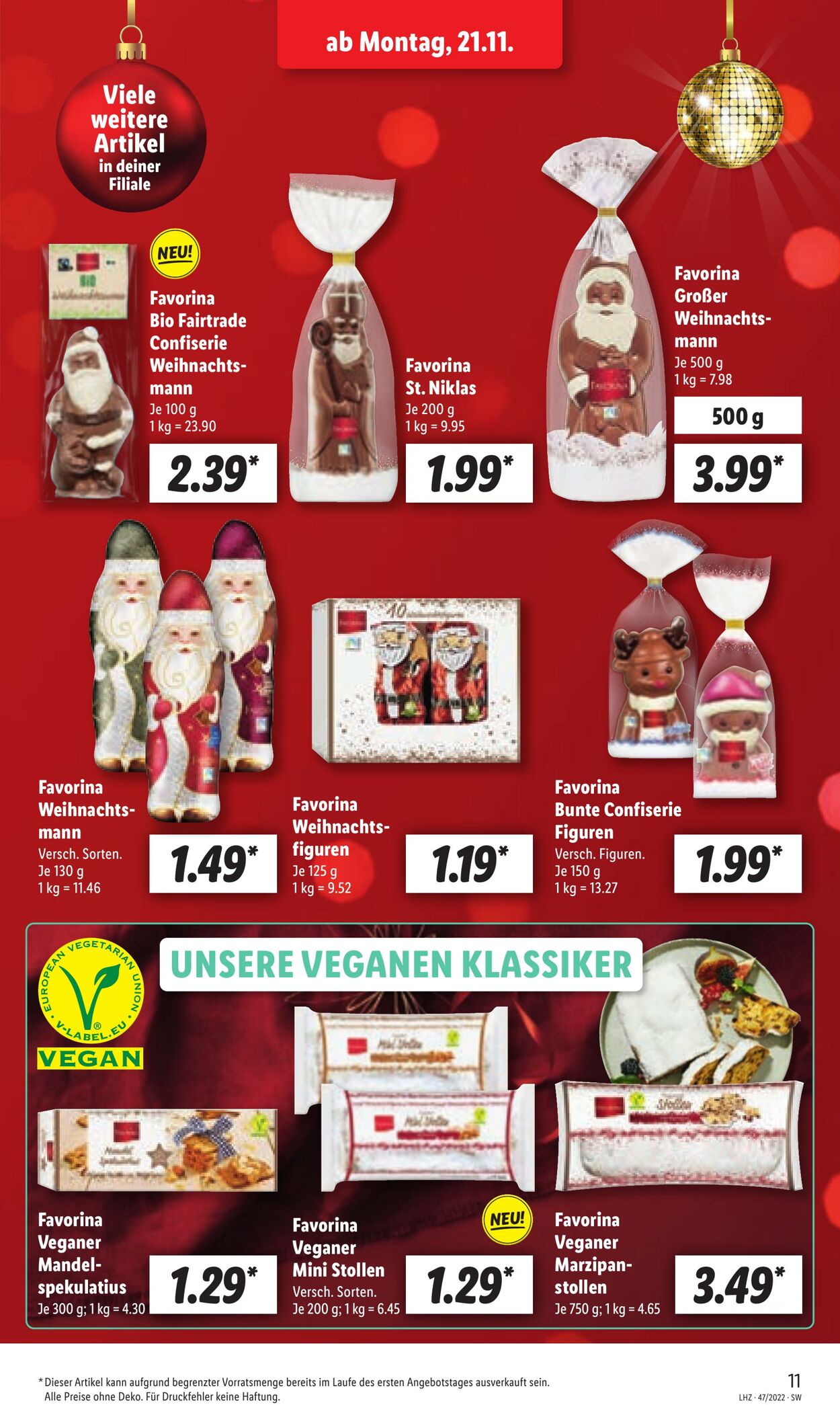 Prospekt Lidl 21.11.2022 - 26.11.2022