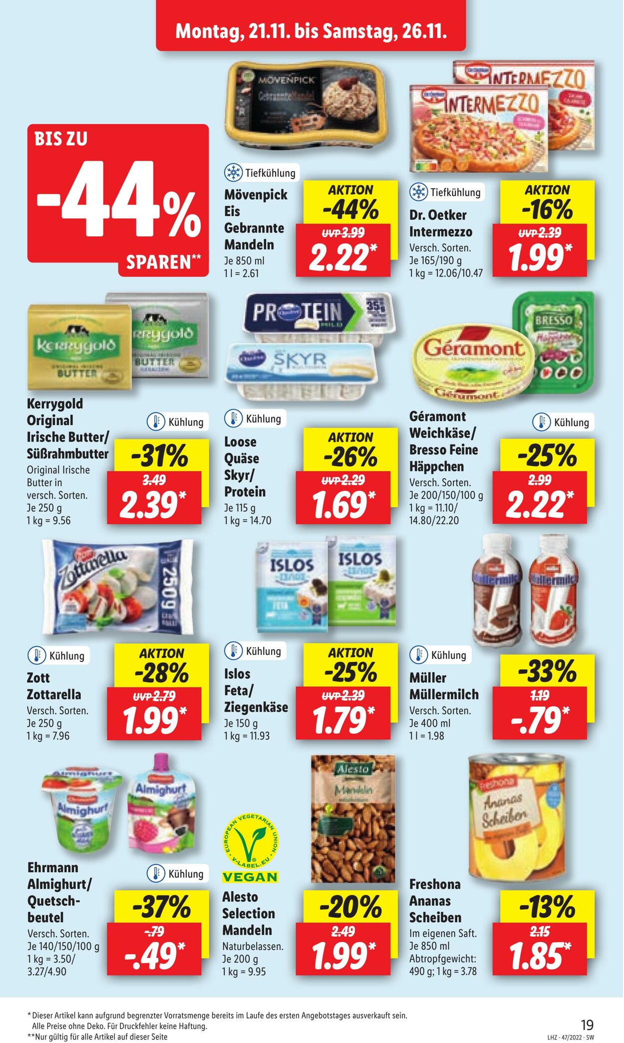 Prospekt Lidl 21.11.2022 - 26.11.2022