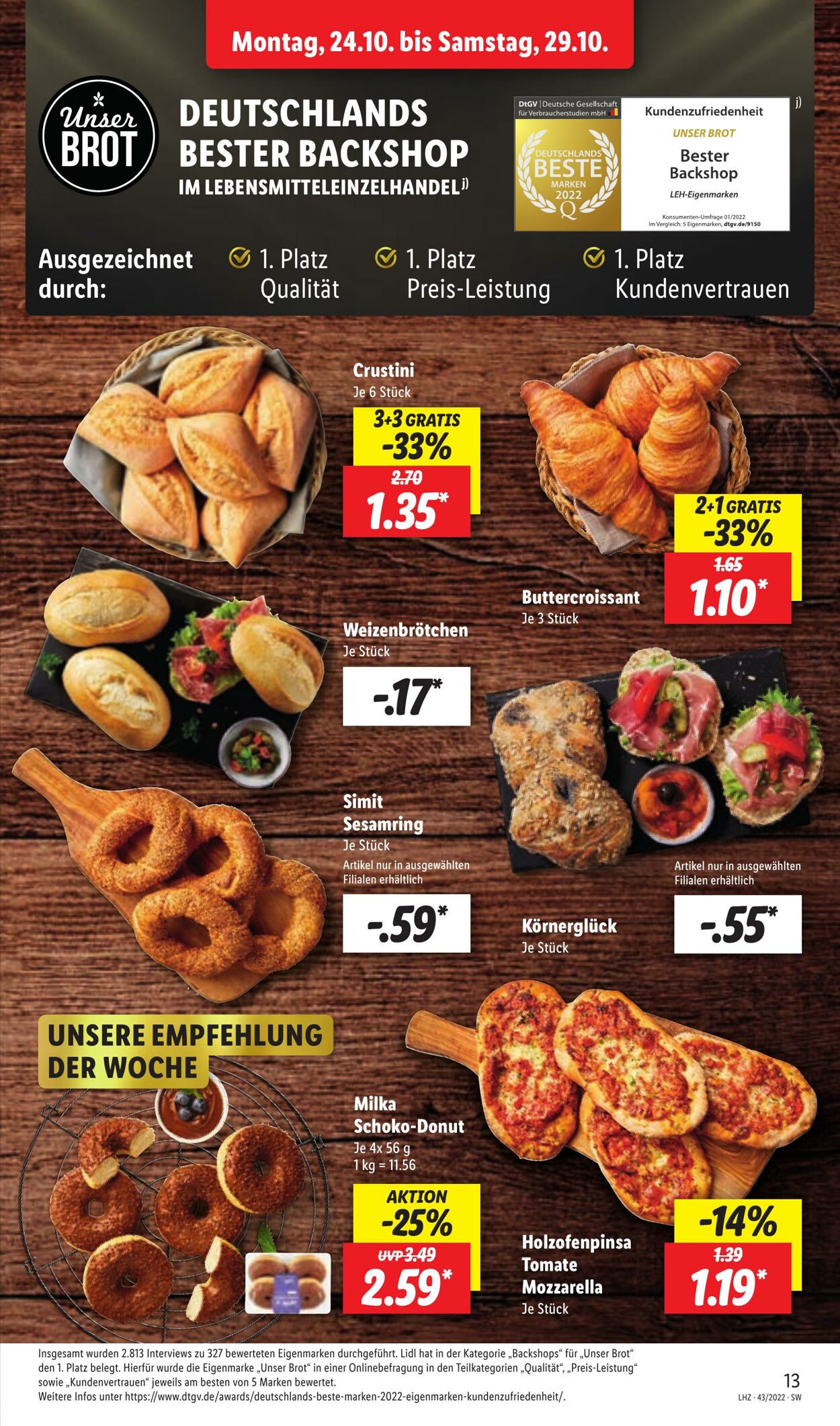 Prospekt Lidl 24.10.2022 - 29.10.2022