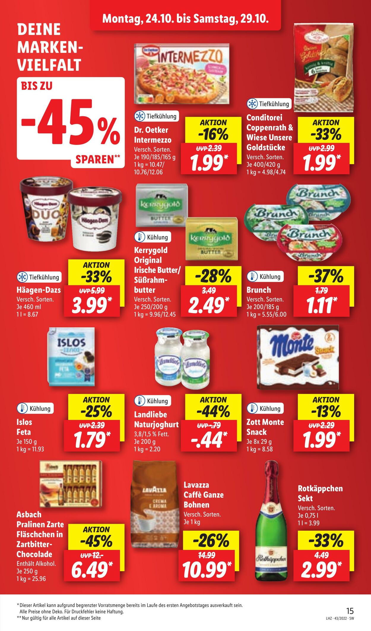 Prospekt Lidl 24.10.2022 - 29.10.2022