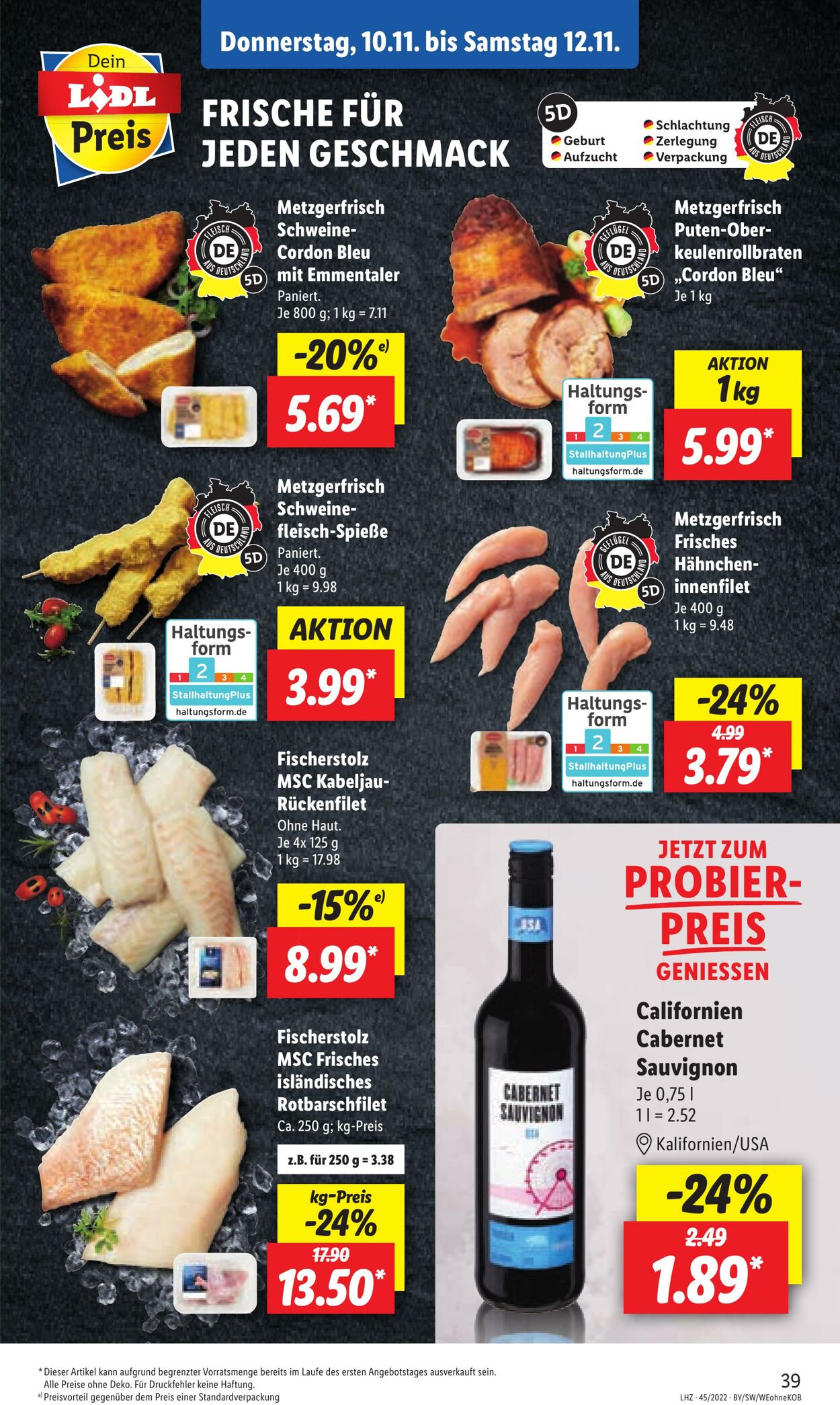 Prospekt Lidl 07.11.2022 - 12.11.2022