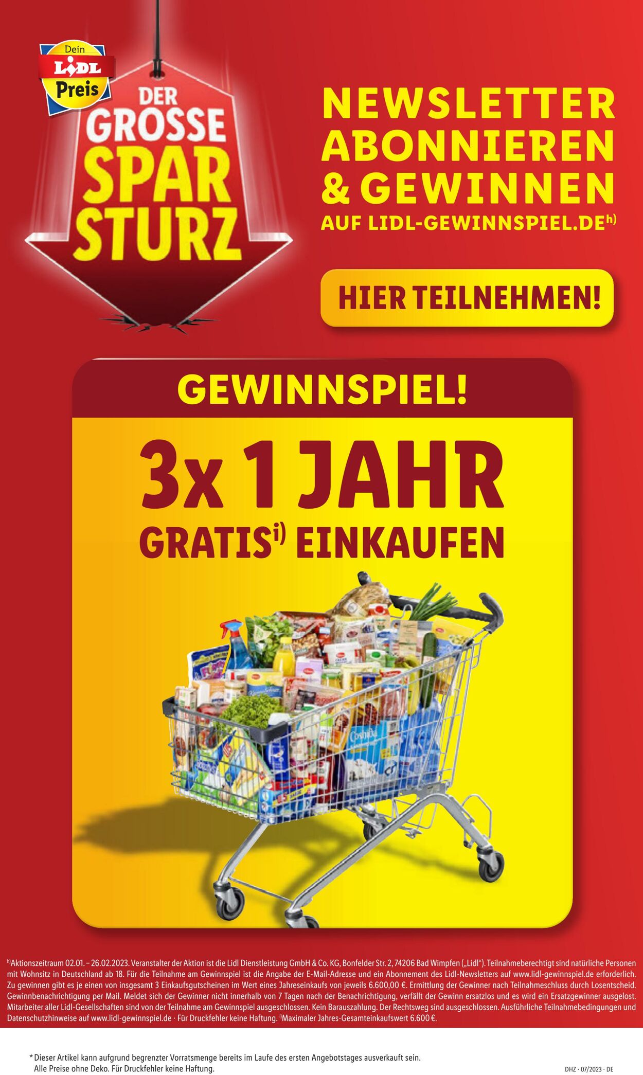 Prospekt Lidl 13.02.2023 - 18.02.2023