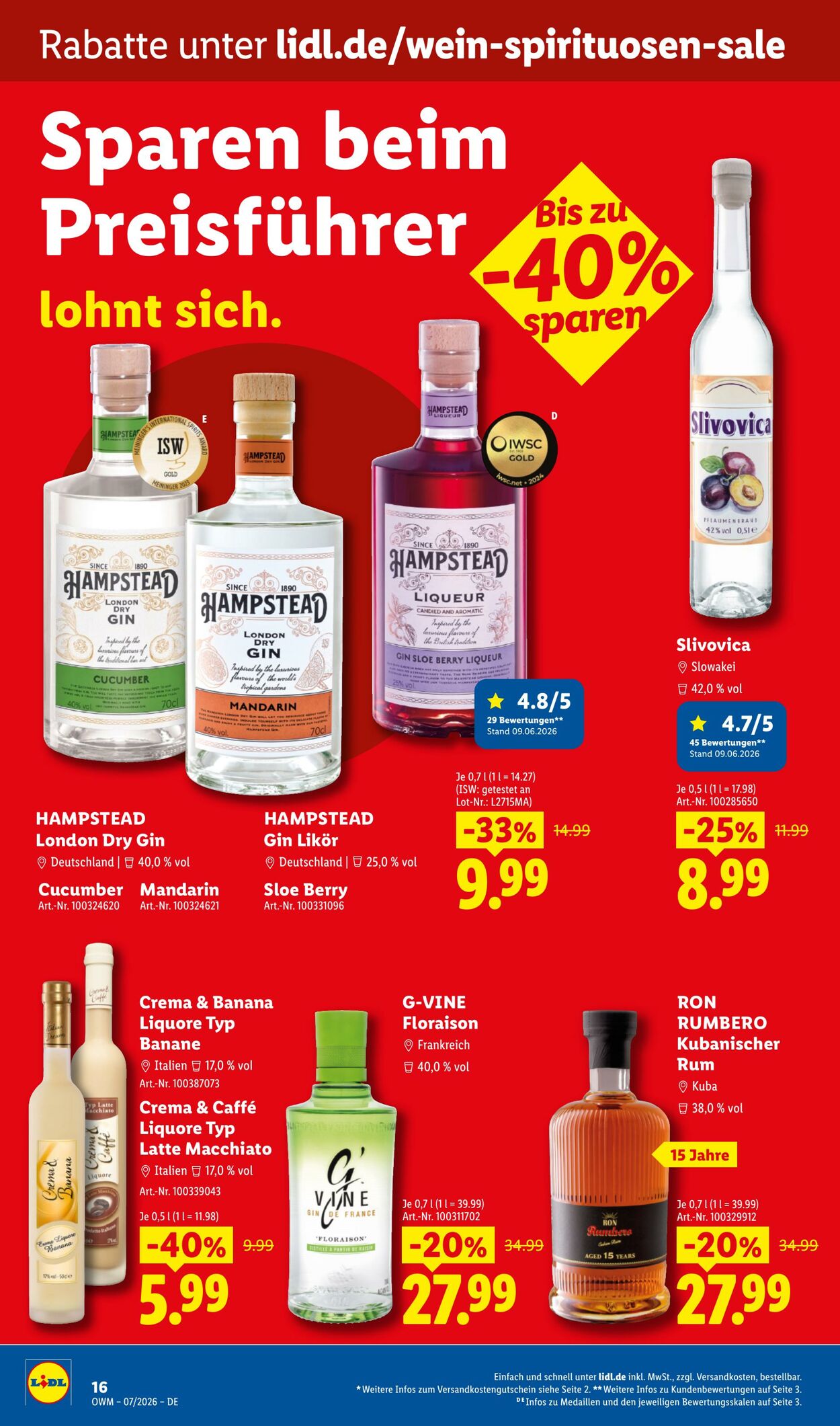 Prospekt Lidl 01.07.2026 - 31.07.2026