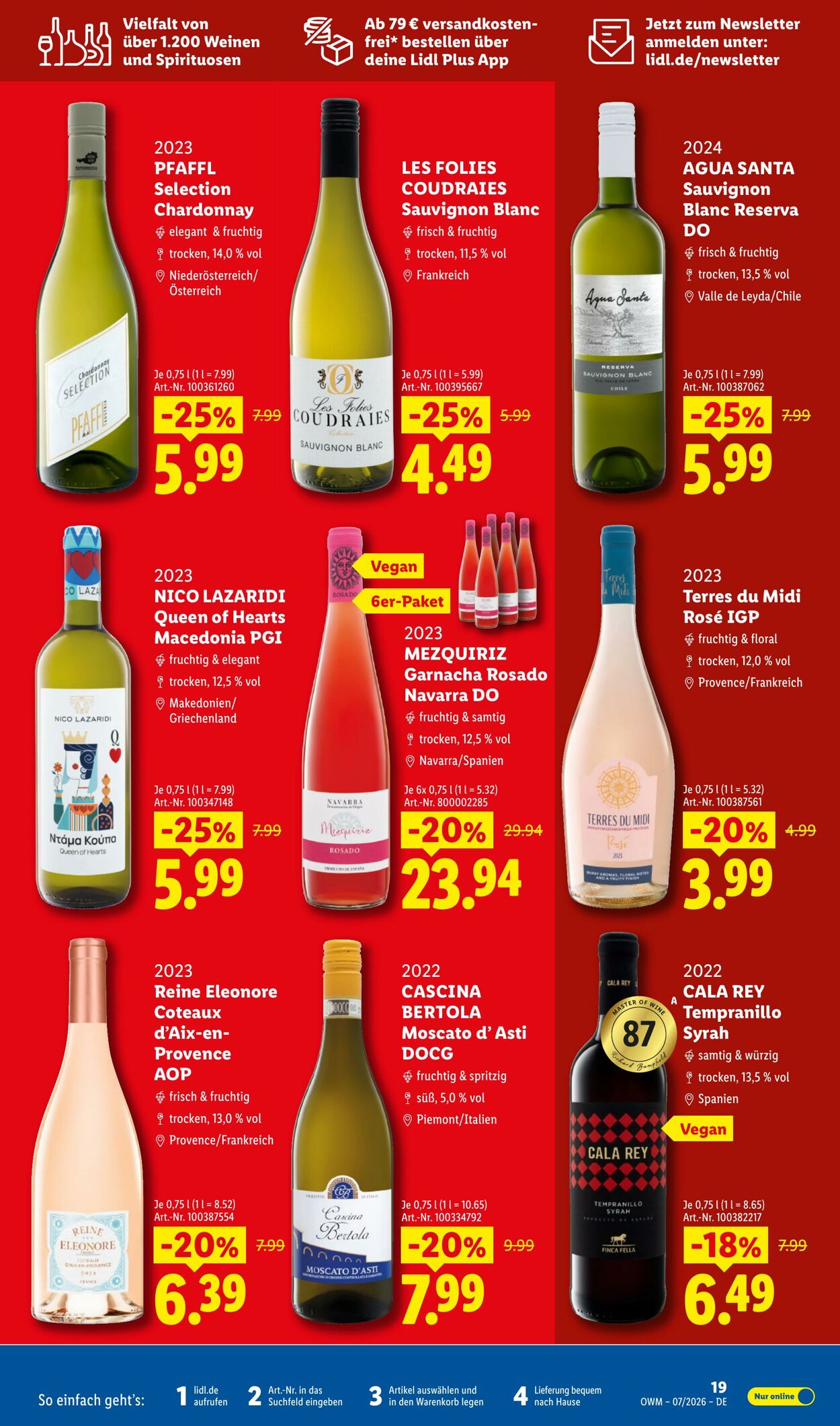 Prospekt Lidl 01.07.2026 - 31.07.2026