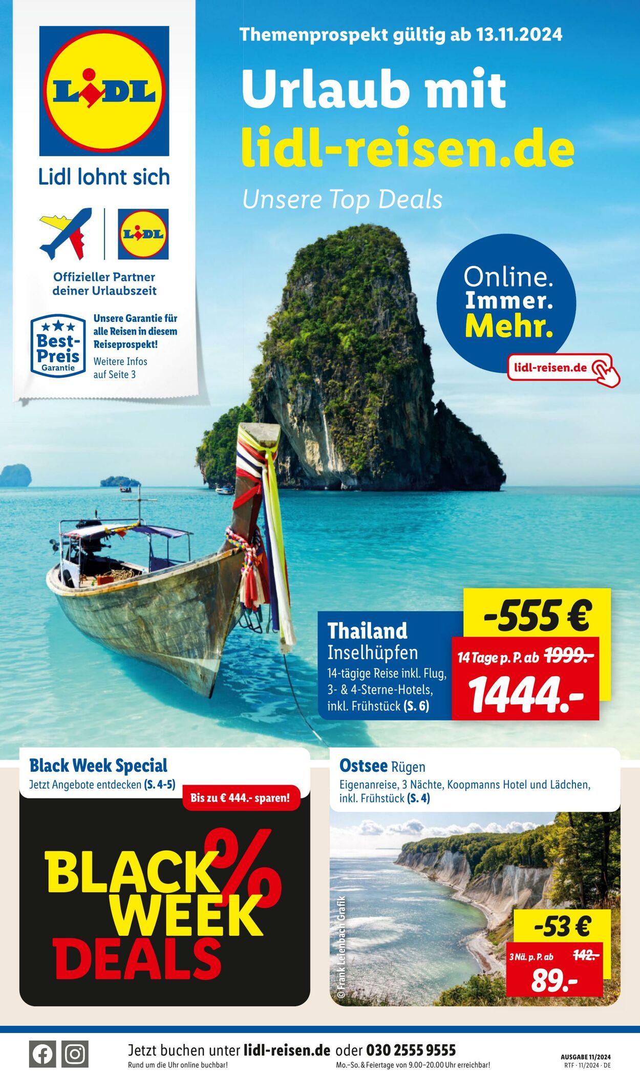 Prospekt Lidl - Unsere Top Deals 13 Nov, 2024 - 15 Dez, 2024