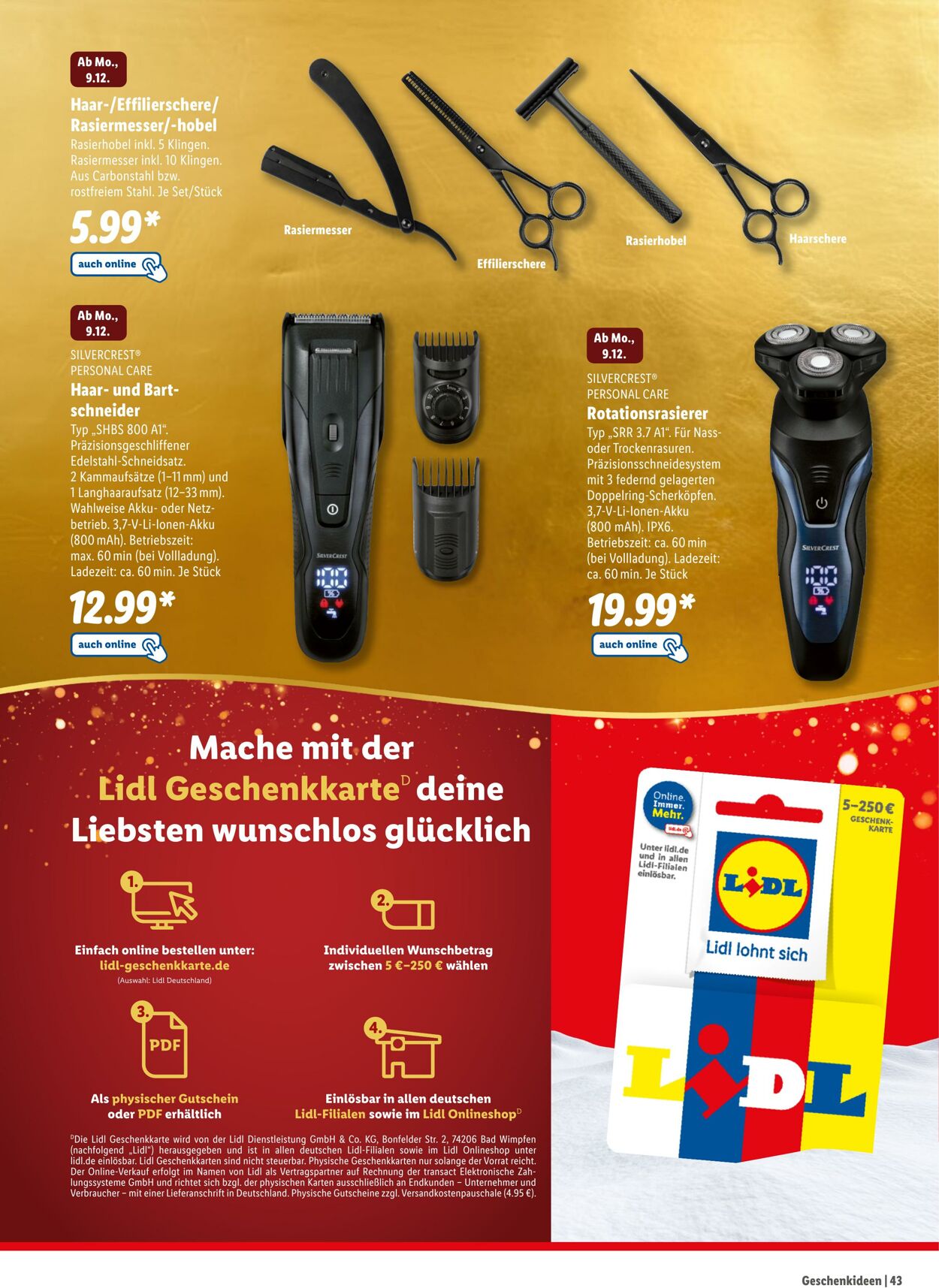 Prospekt Lidl 11.11.2024 - 18.11.2024