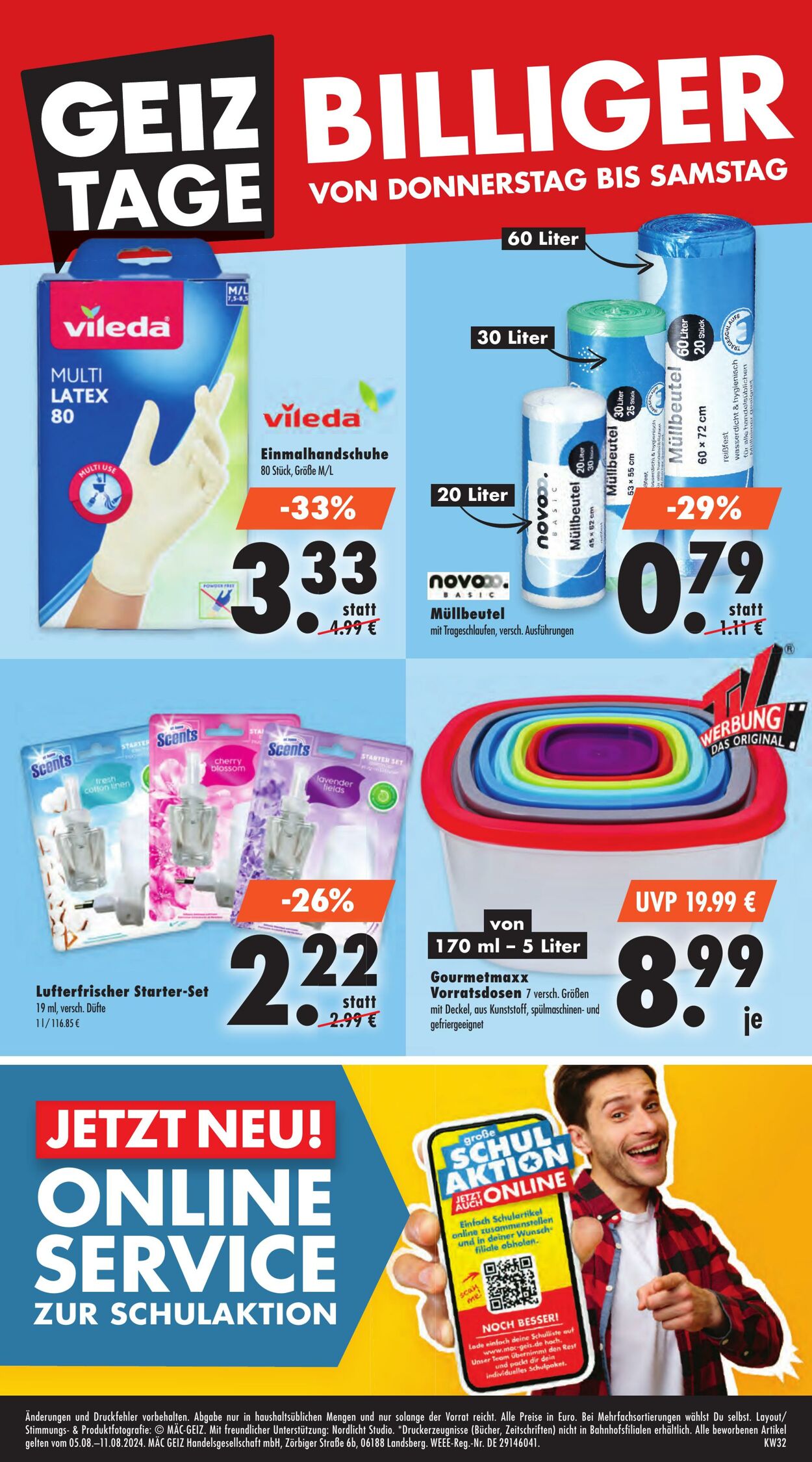 Prospekt Mäc Geiz 29.07.2024 - 05.08.2024