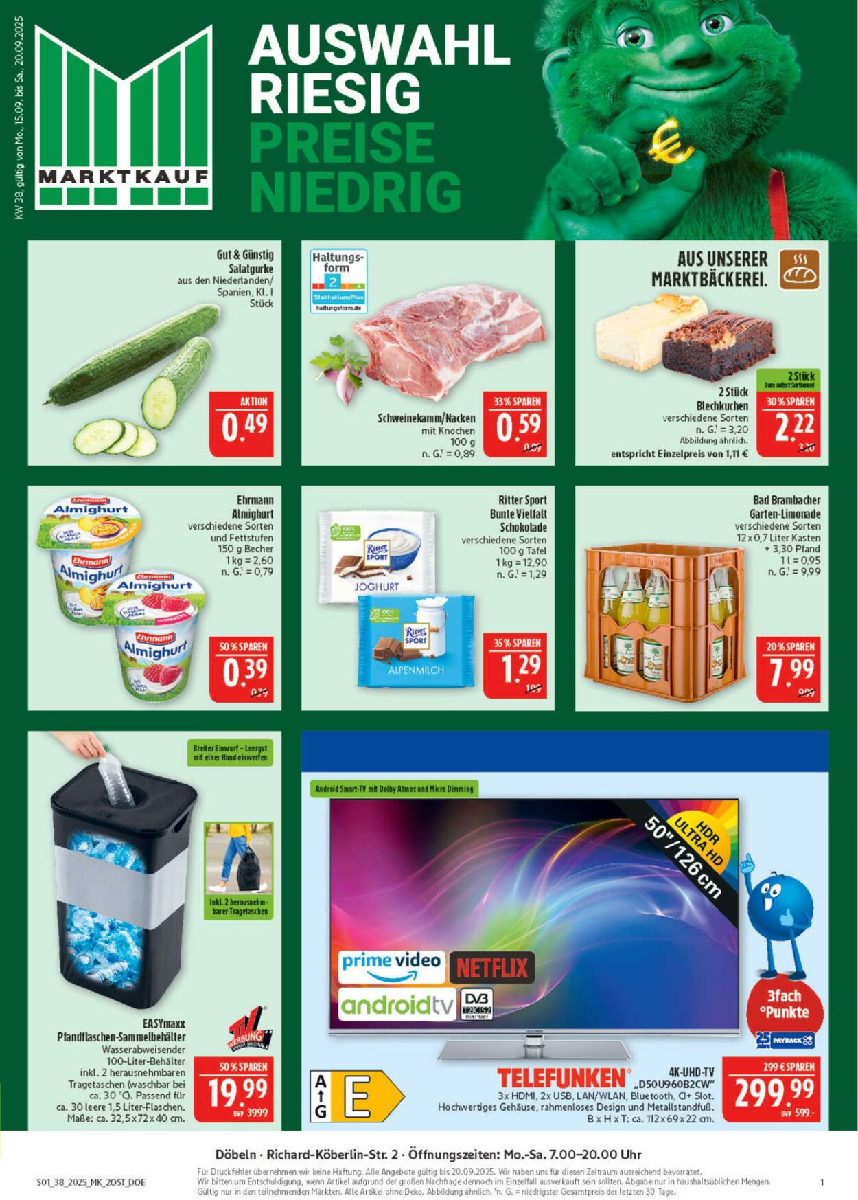 Prospekt Marktkauf 15.09.2025 - 20.09.2025