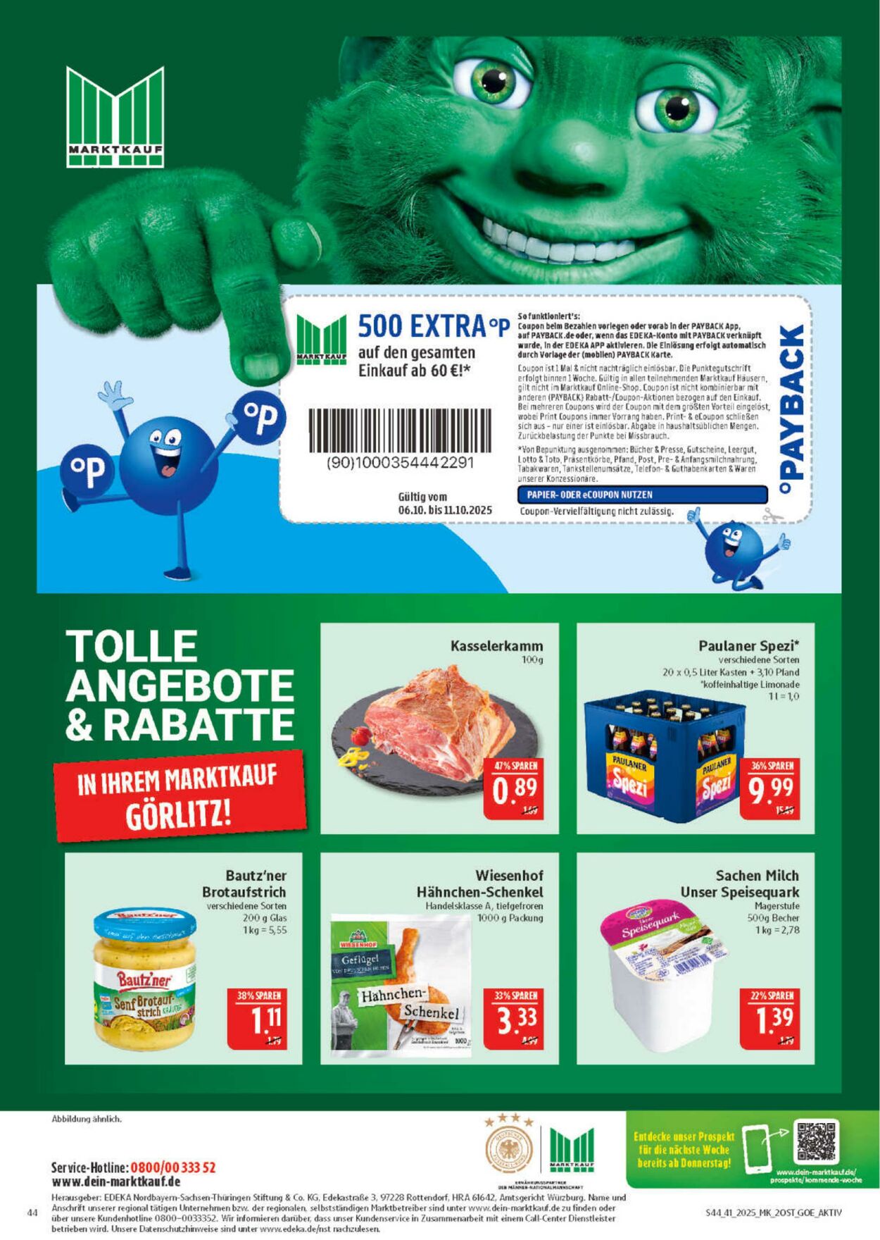 Prospekt Marktkauf 06.10.2025 - 11.10.2025