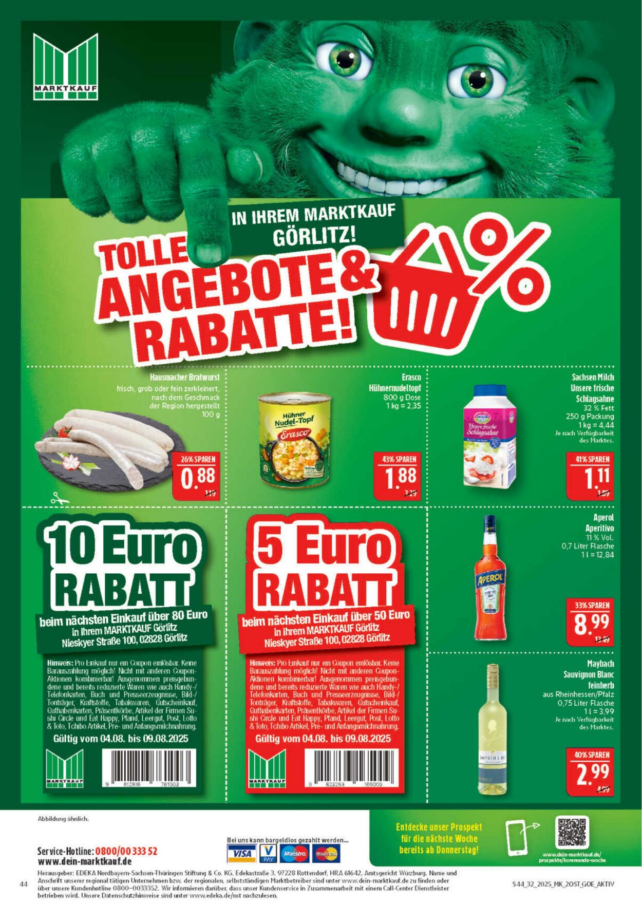 Prospekt Marktkauf 04.08.2025 - 09.08.2025