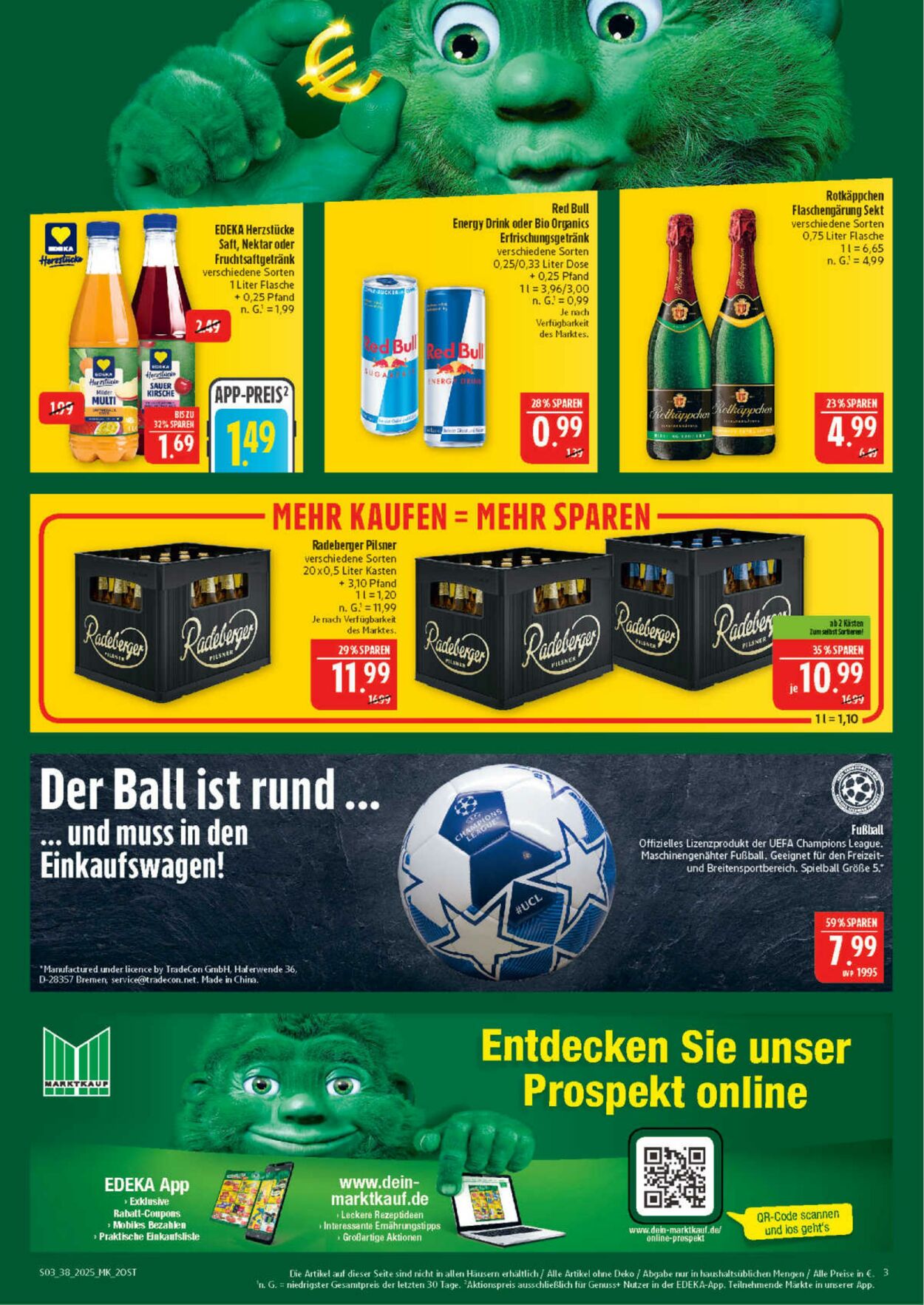 Prospekt Marktkauf 15.09.2025 - 20.09.2025