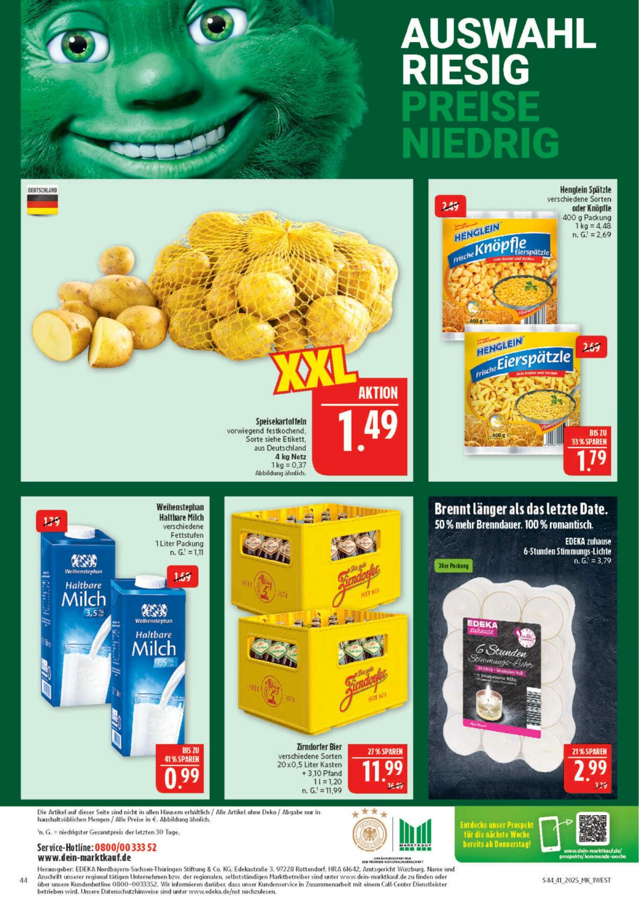 Prospekt Marktkauf 06.10.2025 - 11.10.2025