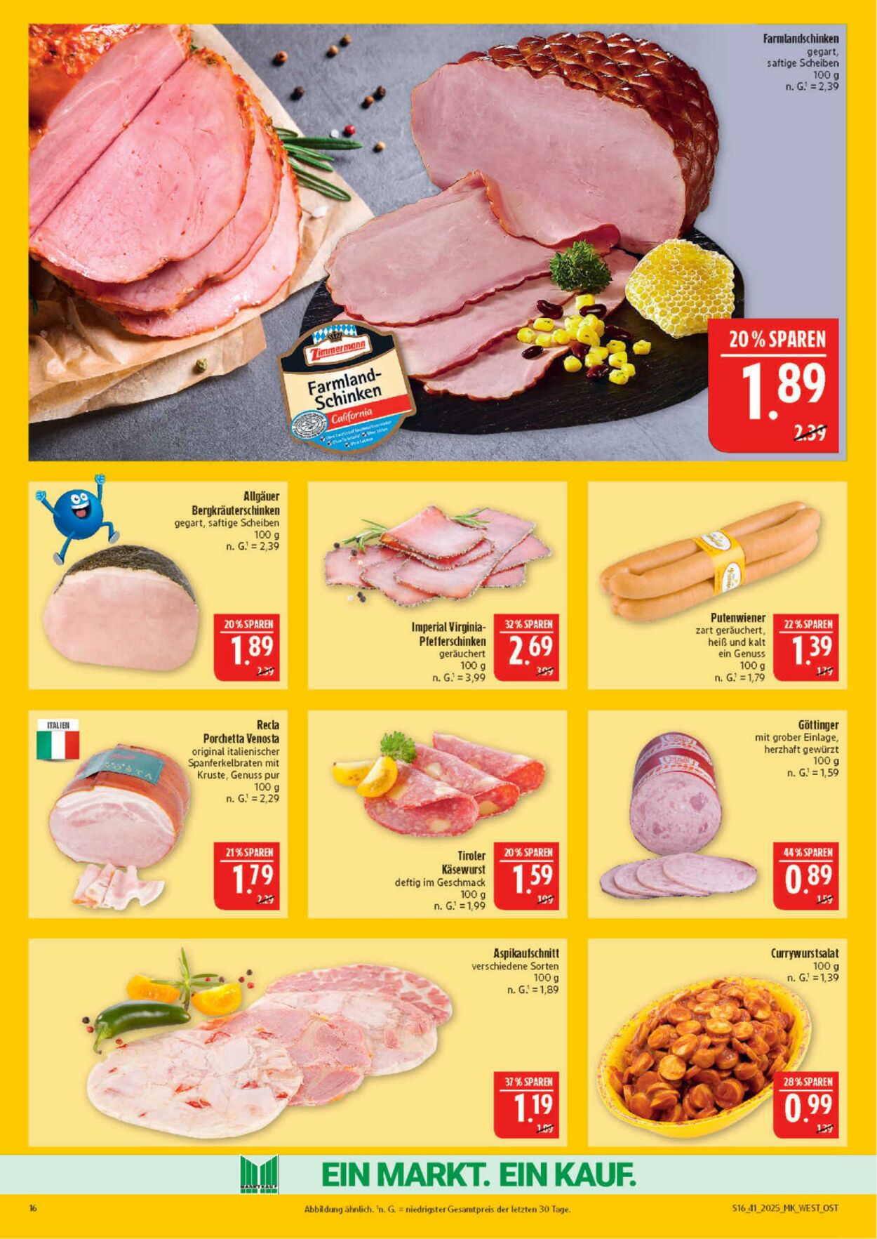 Prospekt Marktkauf 06.10.2025 - 11.10.2025