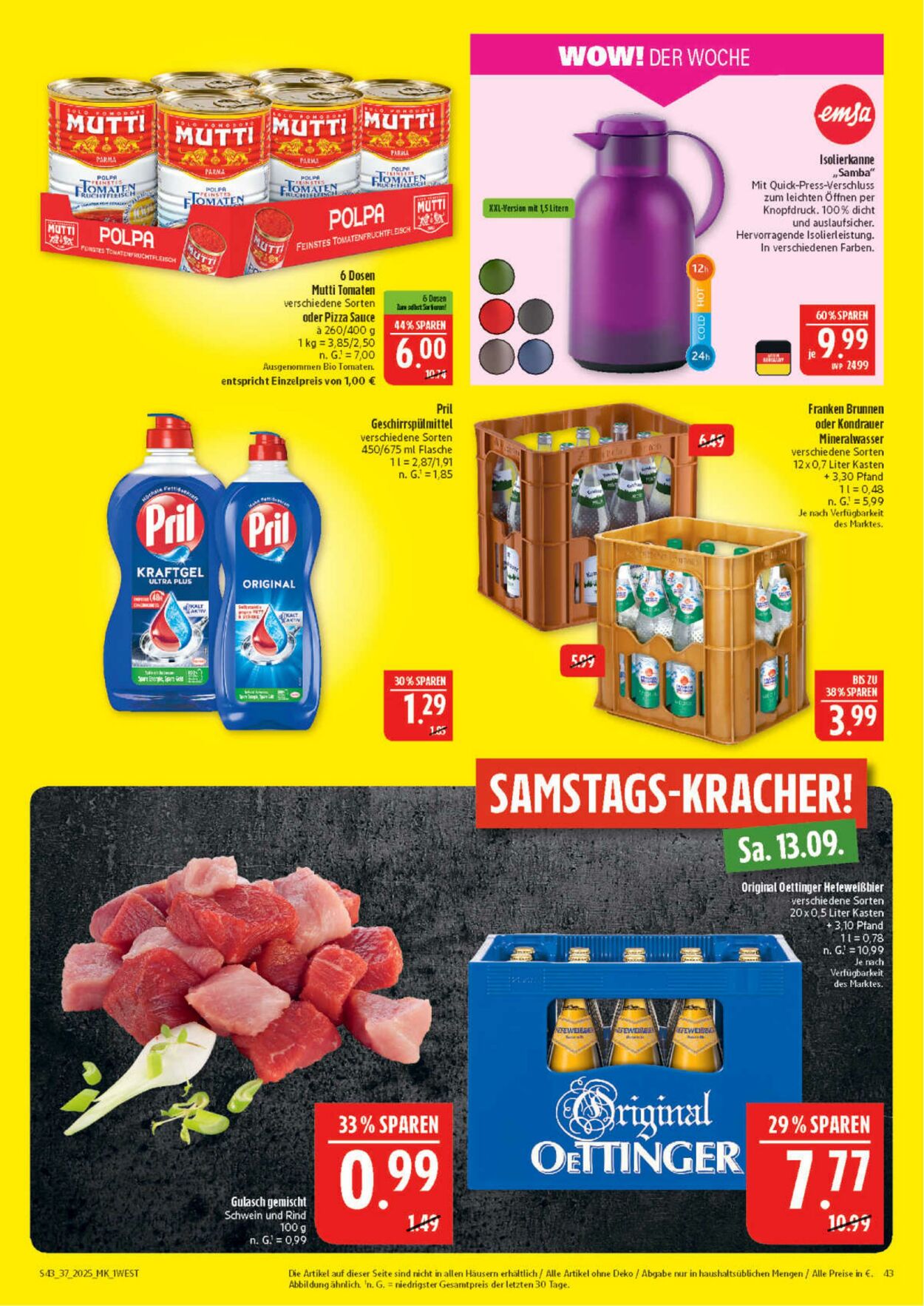 Prospekt Marktkauf 08.09.2025 - 13.09.2025