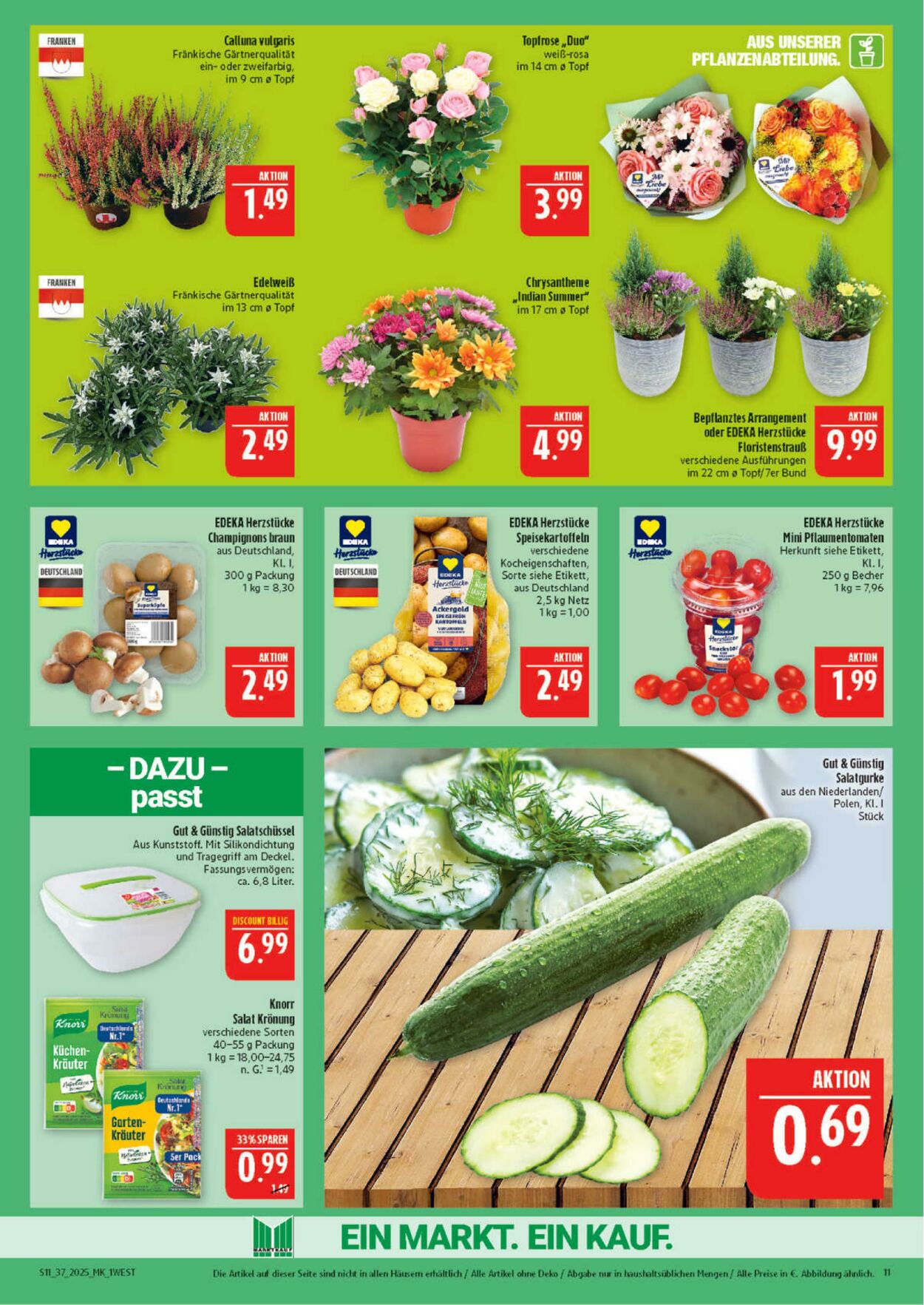 Prospekt Marktkauf 08.09.2025 - 13.09.2025