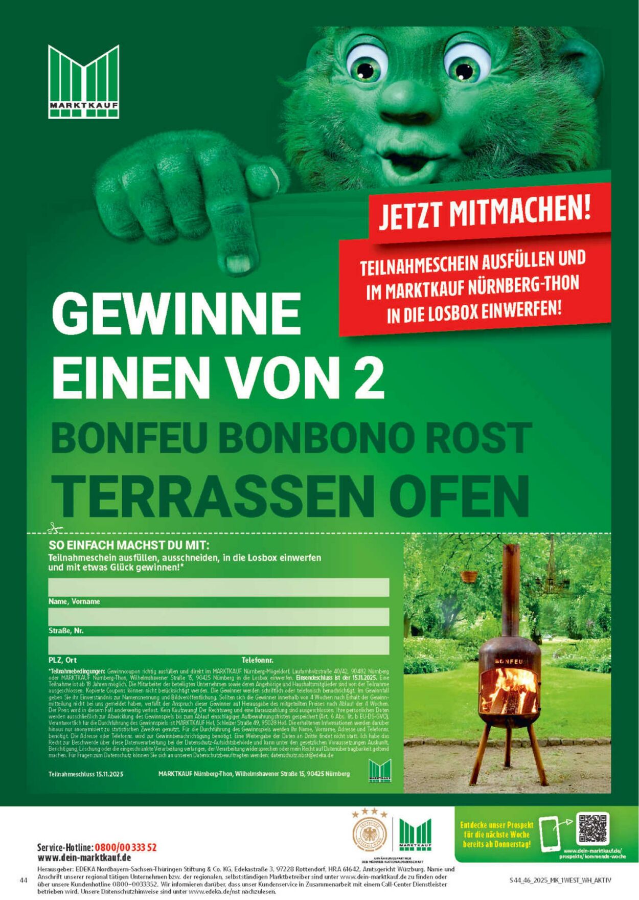 Prospekt Marktkauf 10.11.2025 - 15.11.2025
